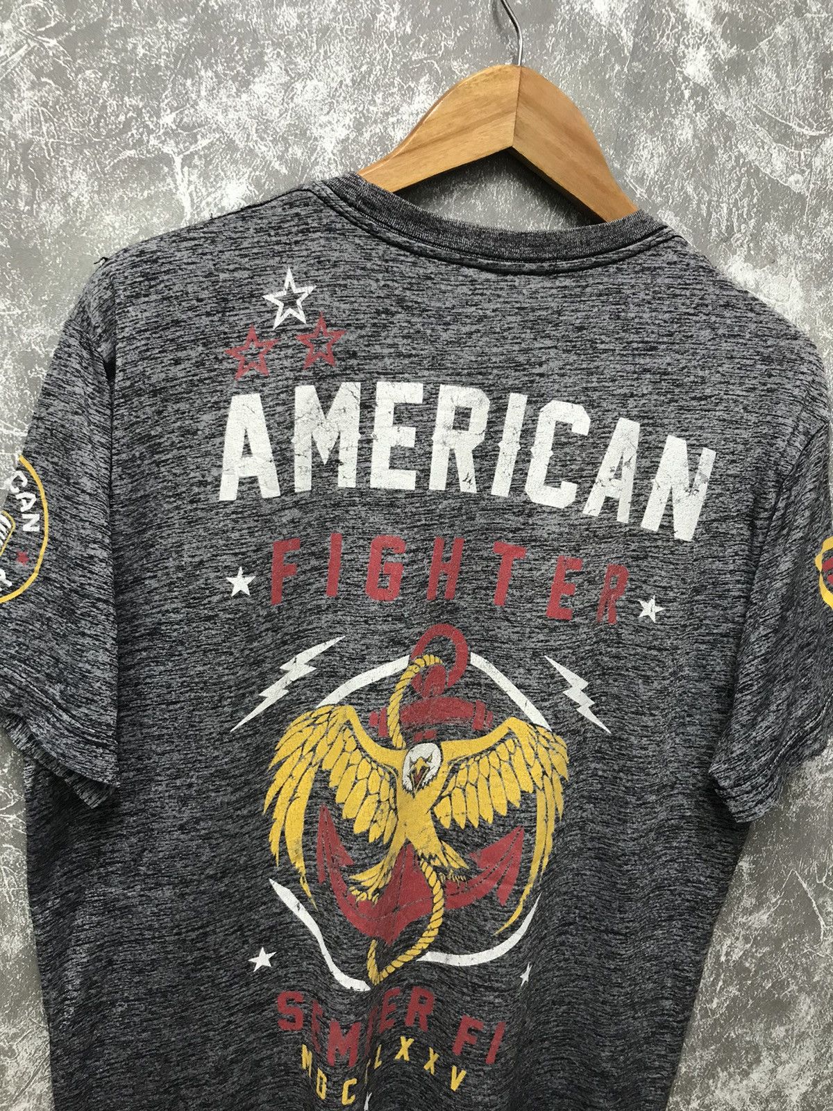 Affliction × Helix × Southpole American Fighter Affliction Eagle Y2K Graphic Tee Size US L / EU 52-54 / 3 - 7 Thumbnail