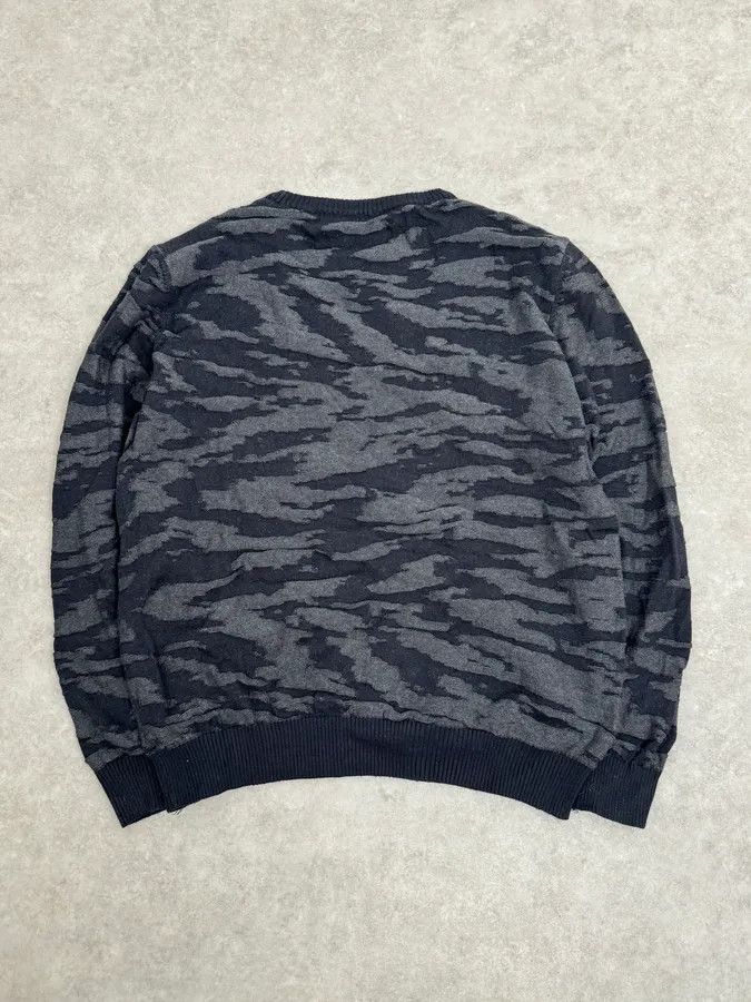 Dsquared2 SS2015 Dsquared2 Camo Irregular Black & Grey Sweater Size US S / EU 44-46 / 1 - 6 Thumbnail