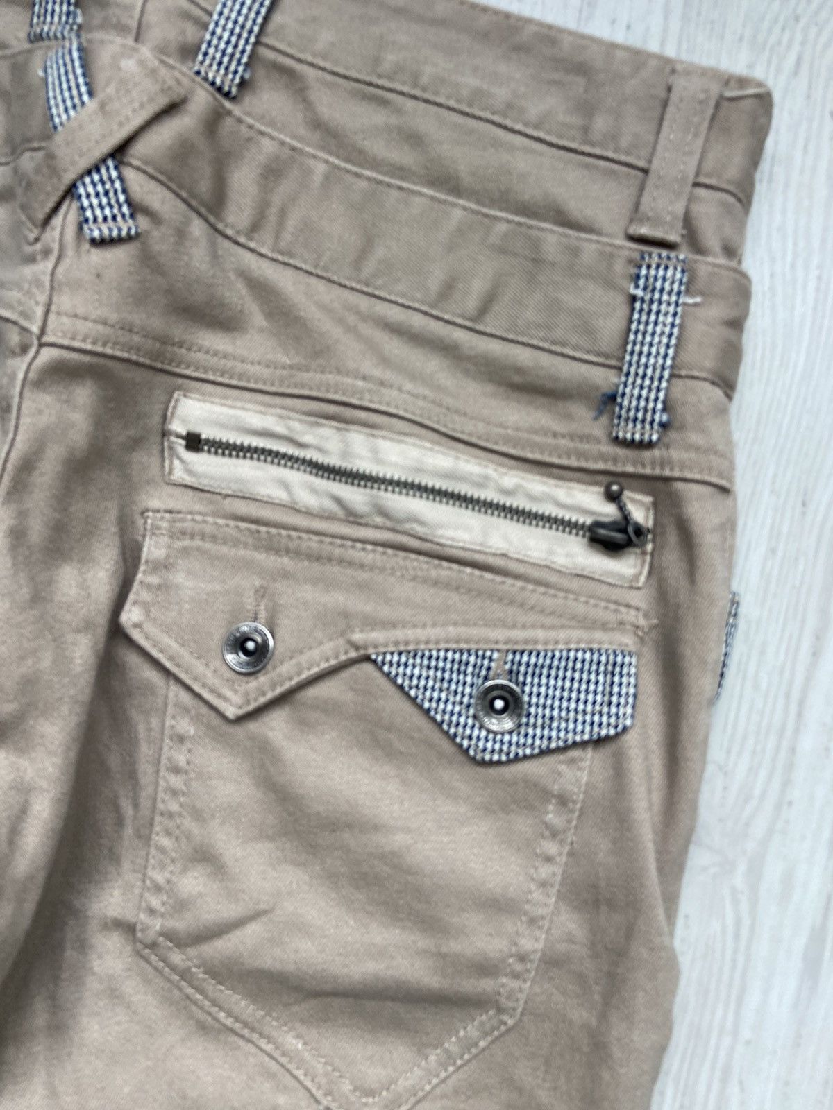 If Six Was Nine × Le Grande Bleu (L.G.B.) Vintage 2000’s Double Waist Zipper Flat Pocket Pants Size US 30 / EU 46 - 6 Thumbnail