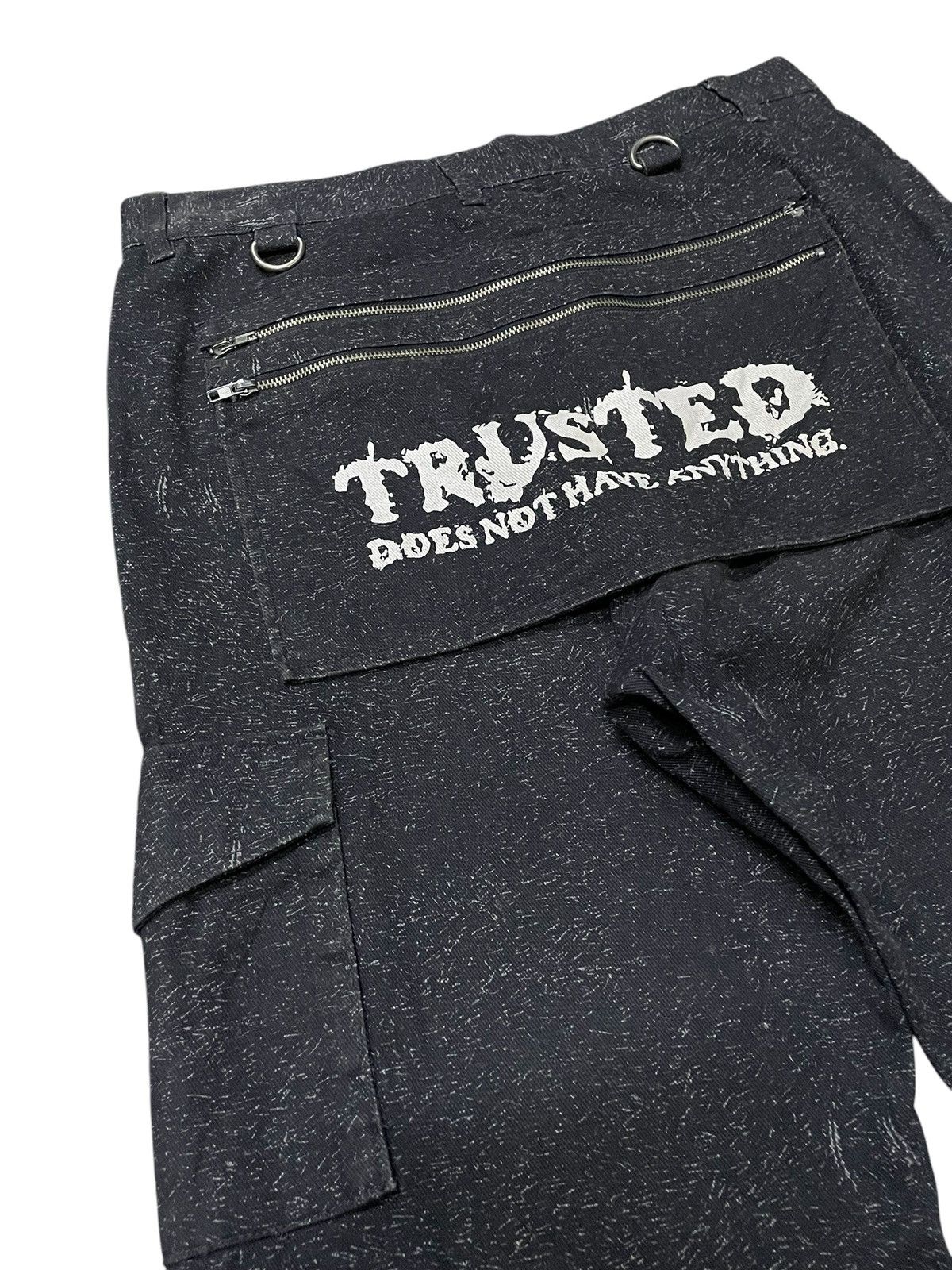 Hysteric Glamour × Japanese Brand Splash Number Poems Monkey Pocket Snow Effect Cargo Pants Size US 30 / EU 46 - 18 Thumbnail