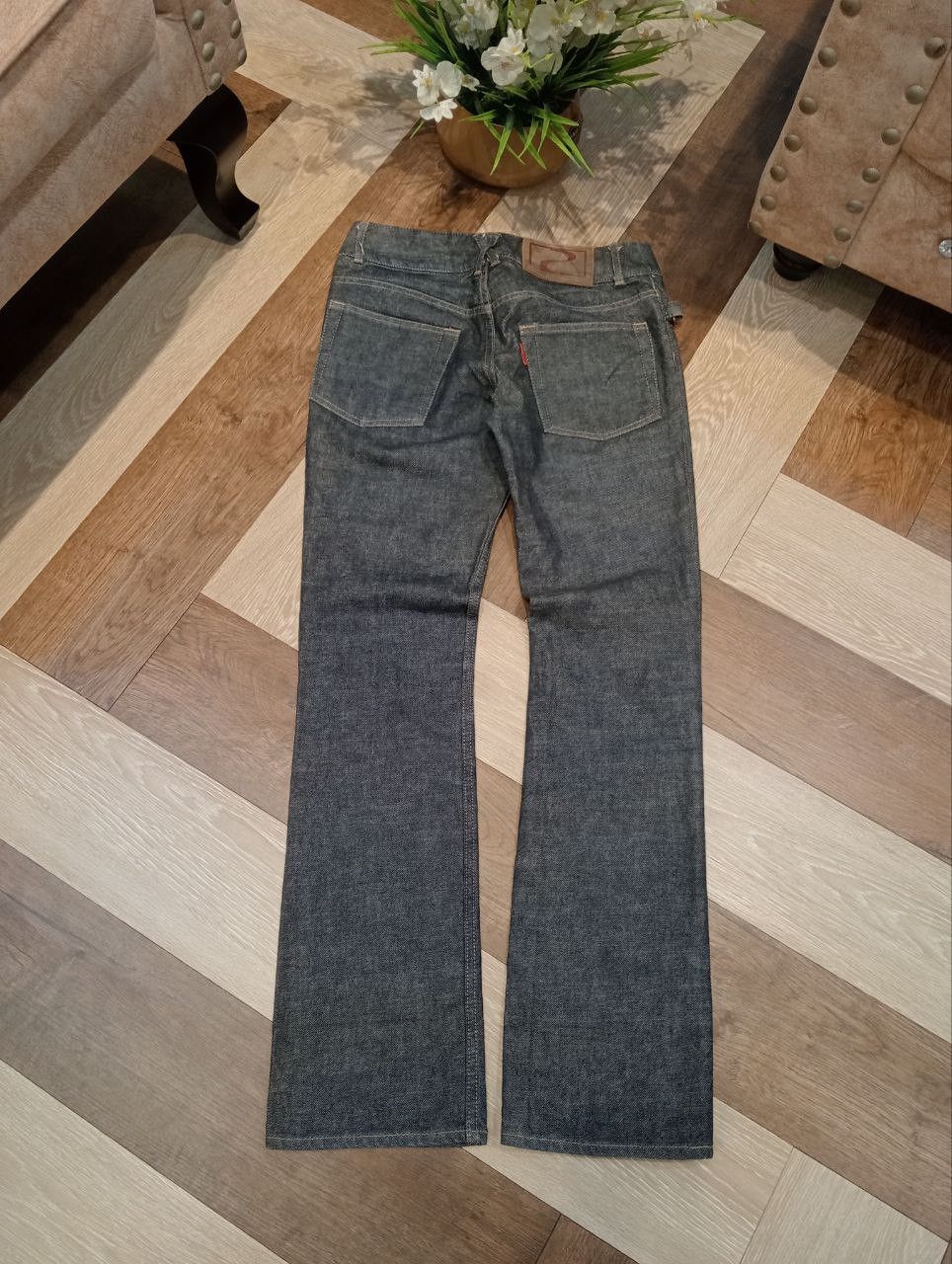 Beauty Beast RARE BEAUTY BEAST JAPAN BLUE DENIM FLARED JEANS Size US 30 / EU 46 - 10 Thumbnail
