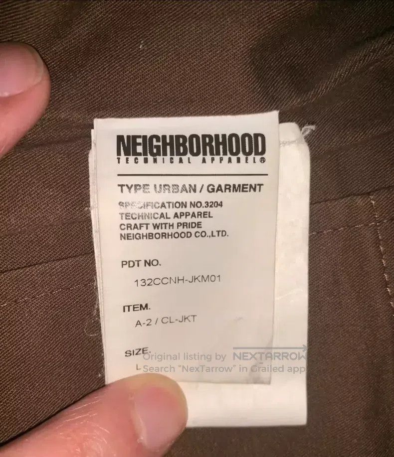 Neighborhood Neighborhood Leather jacket Size US L / EU 52-54 / 3 - 6 Thumbnail