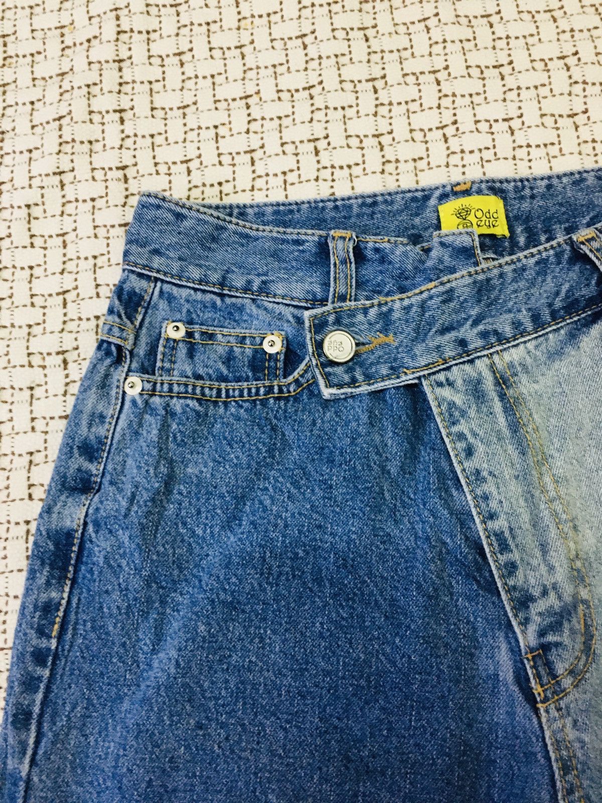 Jean Odd Eye Baggy Jeans (16) Size 27" / US 4 / IT 40 - 10 Thumbnail