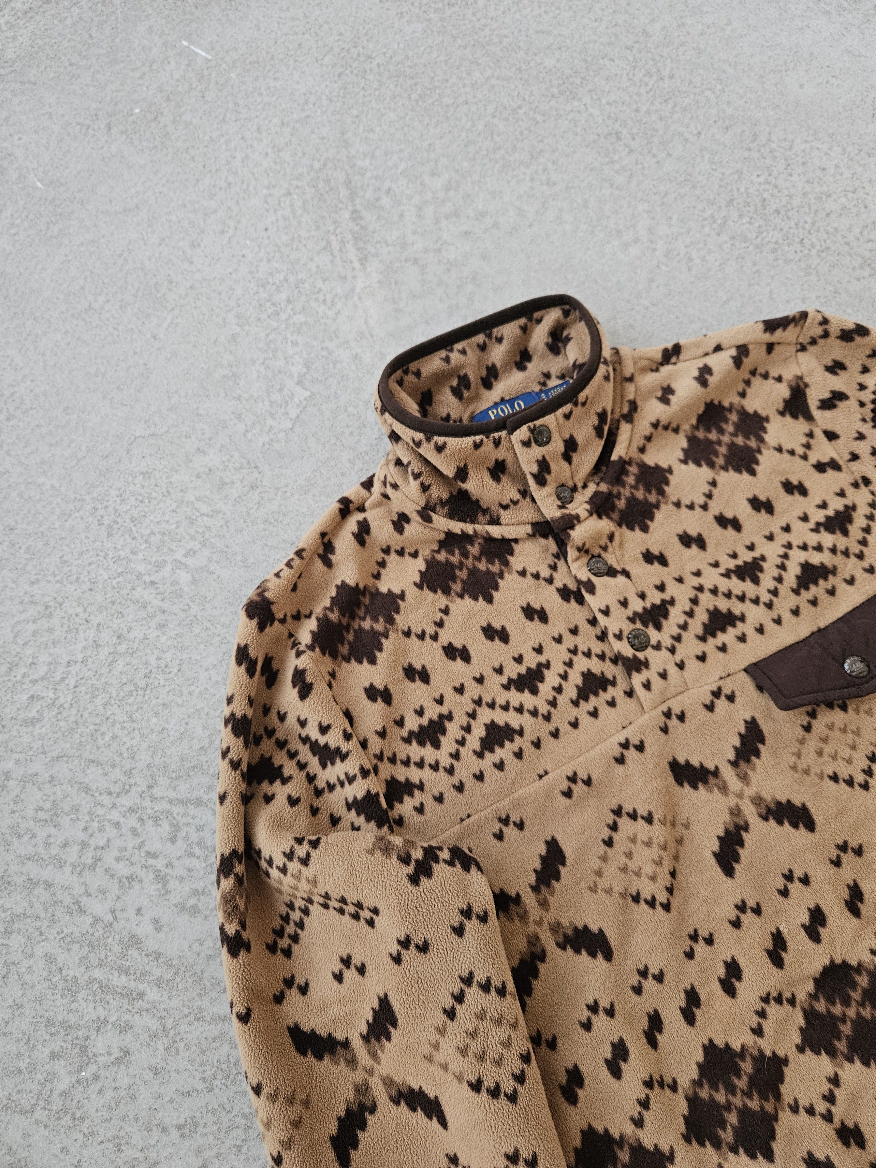 Polo Ralph Lauren Polo Ralph Lauren Fair Isle-Inspired Fleece Pullover Size US S / EU 44-46 / 1 - 4 Thumbnail