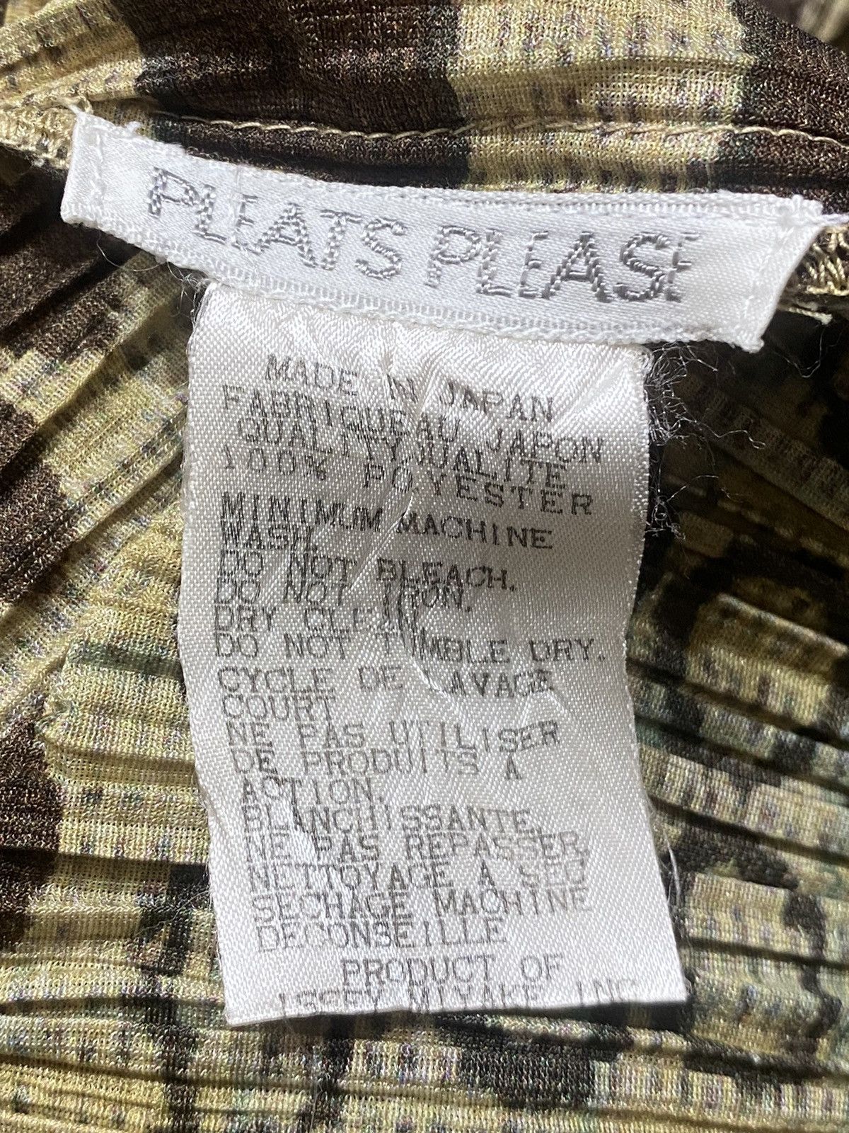 Pleats Please Issey Miyake Pleats Please by Issey Miyake Button up printed Shirt Size M / US 6-8 / IT 42-44 - 7 Thumbnail