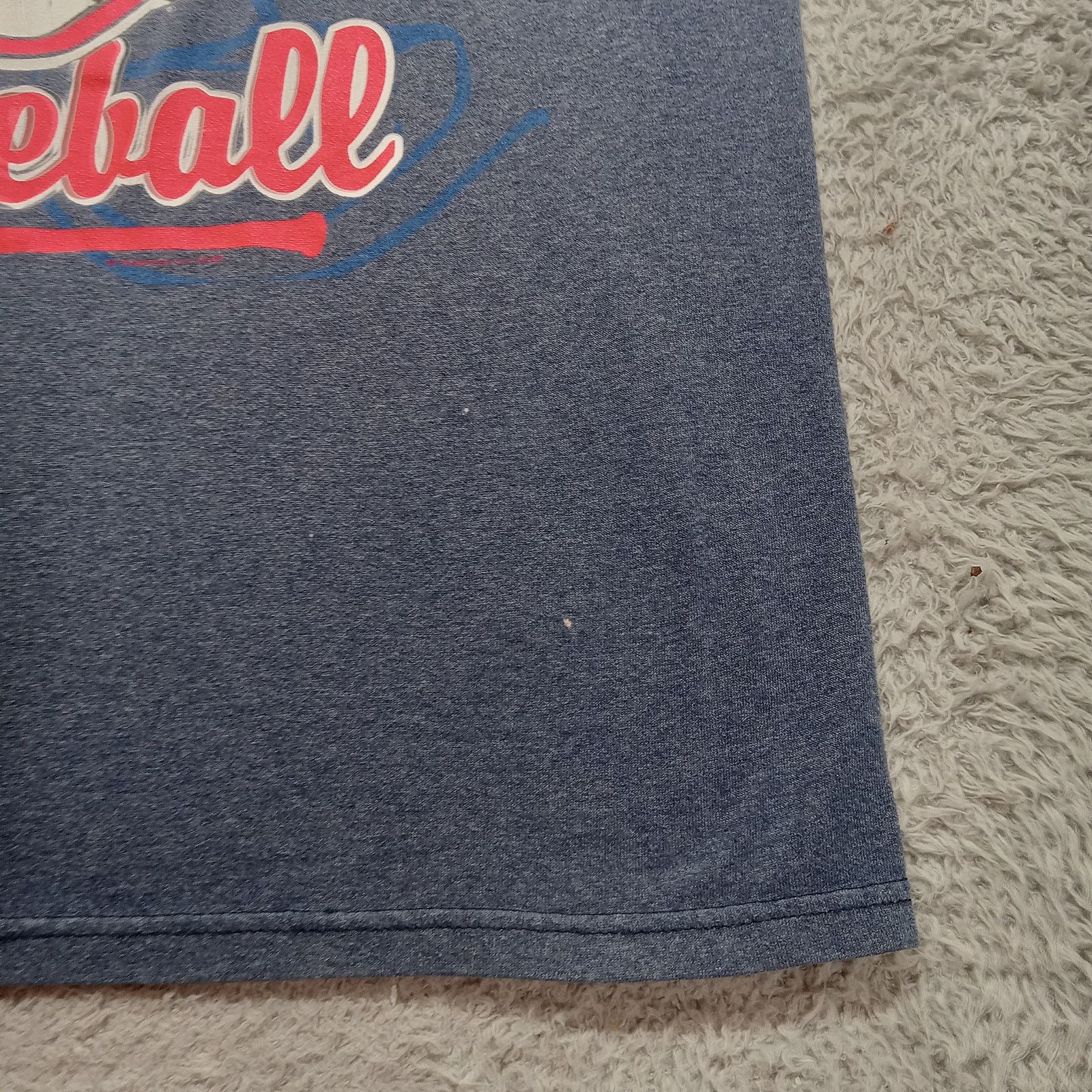 & Other Stories Cleveland Indians Baseball T-Shirt L Men's Short Sleeve Blue Size US L / EU 52-54 / 3 - 2 Thumbnail