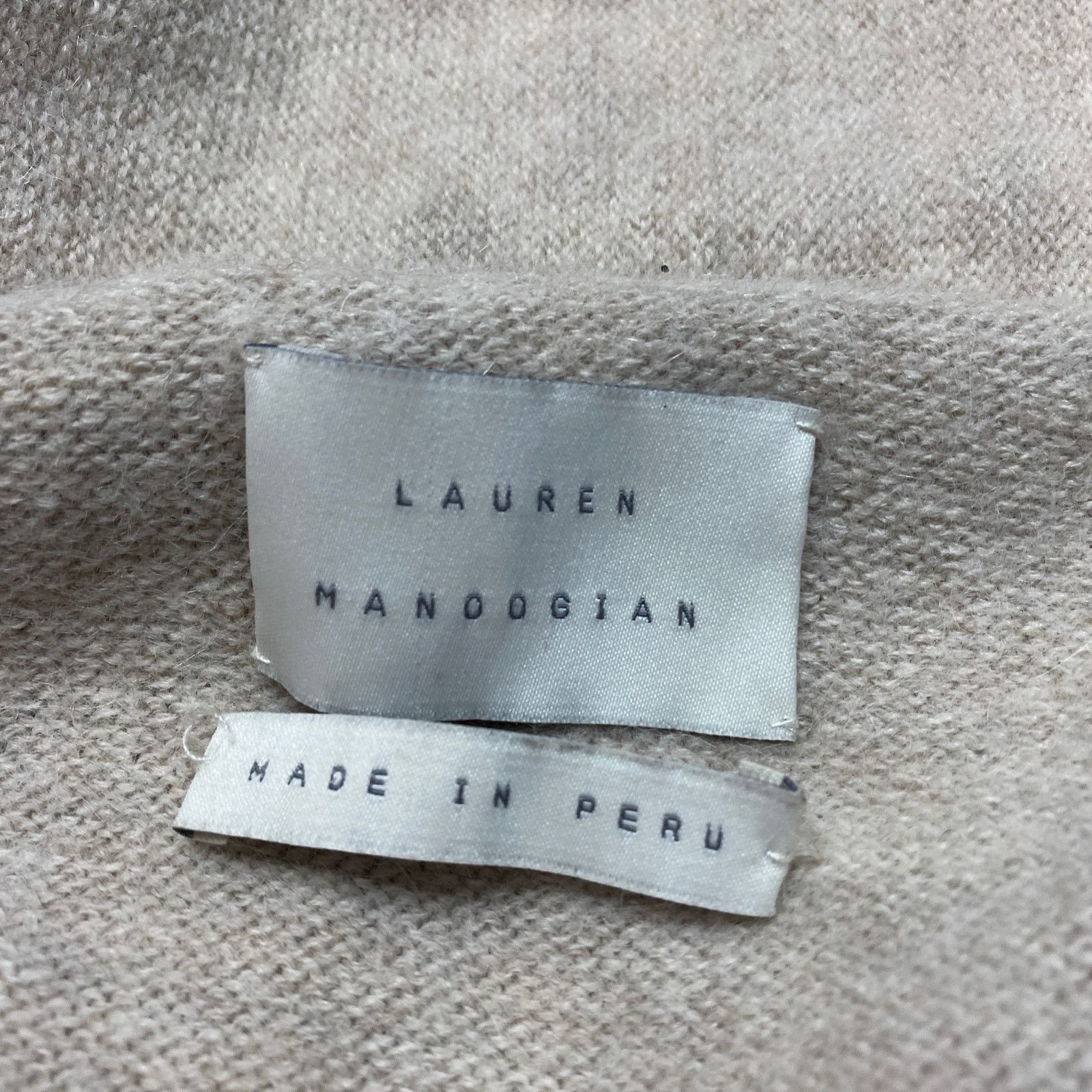 Lauren Manoogian Lauren Manoogian Baby Alpaca Merino Wool Open Cardigan Small Size S / US 4 / IT 40 - 4 Thumbnail
