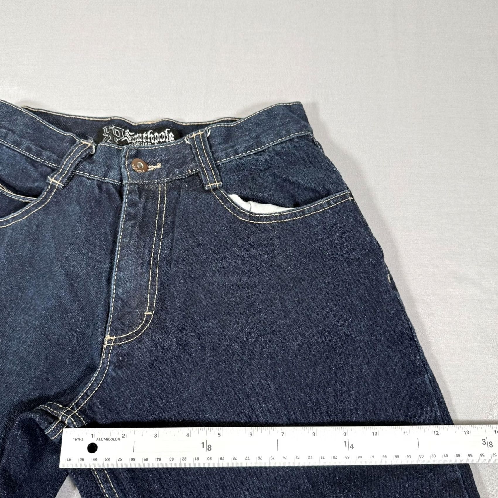 Southpole VINTAGE Southpole Jeans Mens 28x30 Blue Baggy Relaxed Straight Denim Pants Y2K Size US 28 / EU 44 - 7 Thumbnail