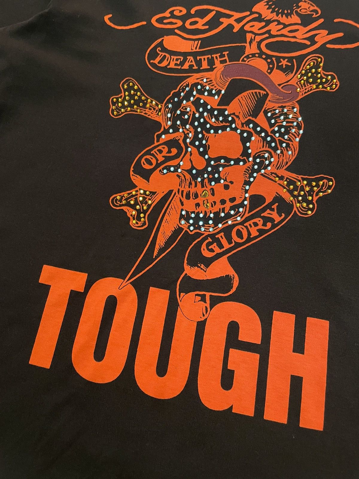 Christian Audigier Vintage Ed Hardy Long Sleeve T-Shirt Size US XL / EU 56 / 4 - 9 Thumbnail