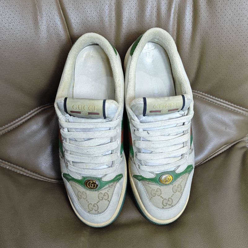 Gucci Gucci Screener Vintage Sneakers in Green - Size US 7 / EU 40 - 8 Thumbnail