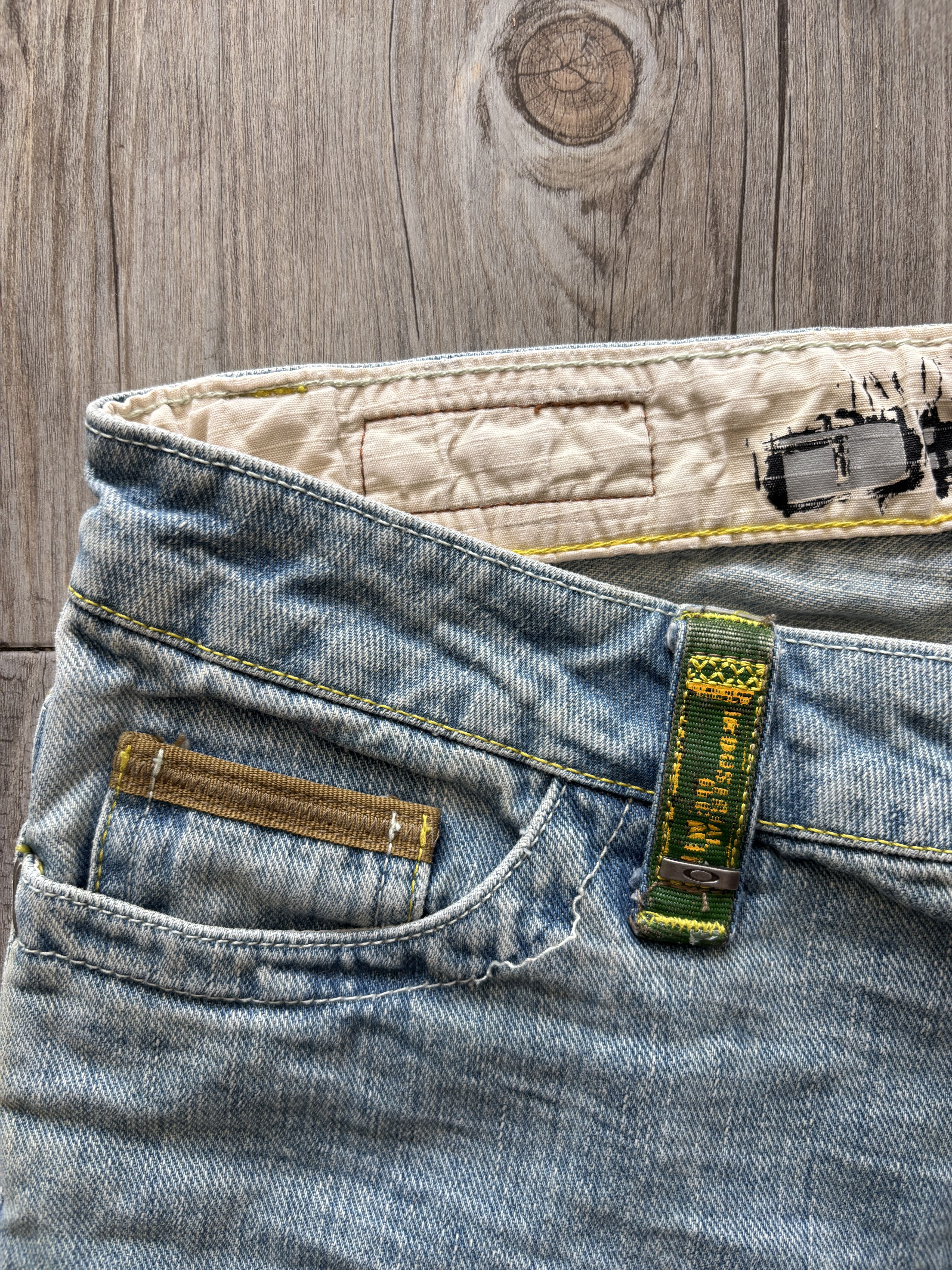 Oakley RARE 00's Oakley X Metal Industrial Denim Jeans (M) Size US 28 / EU 44 - 5 Thumbnail