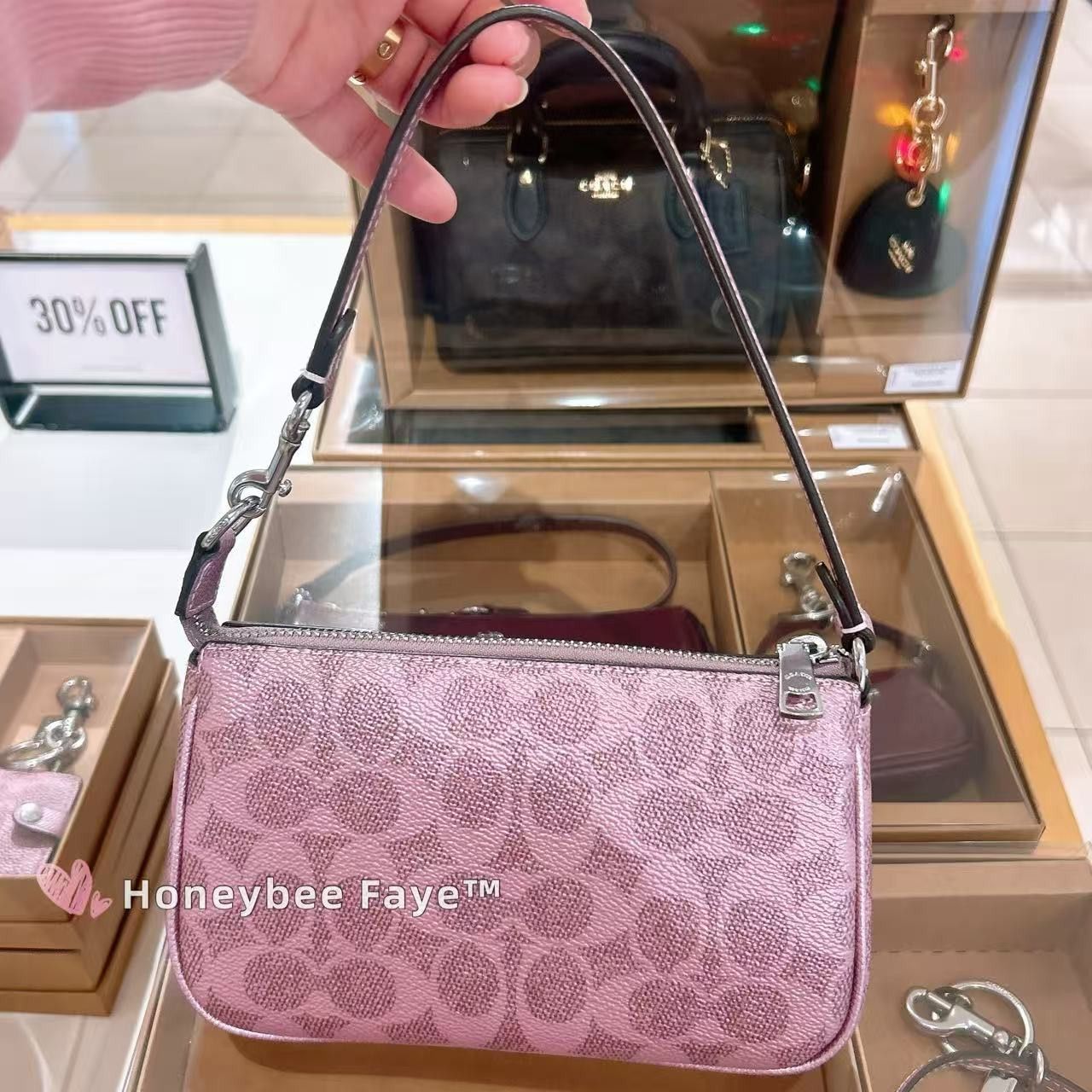 Coach Boxed Nolita 19 And Nolita Bag Charm Set CCK96 Size ONE SIZE - 7 Thumbnail