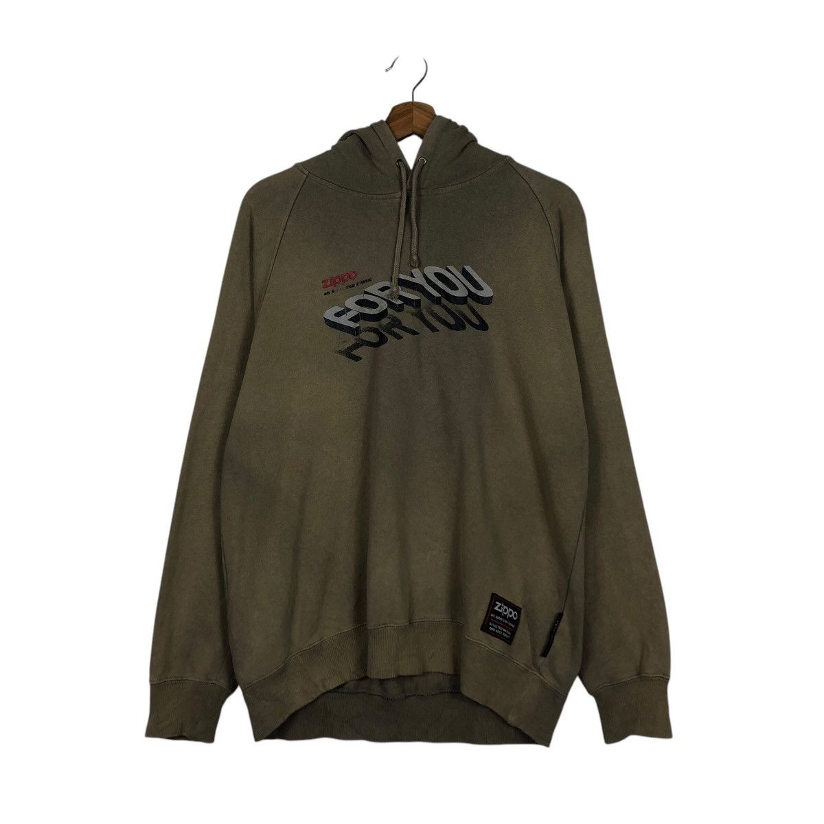 Japanese Brand 📌Vintage Hoodie Pull Over Zippo Big Logo Issey Miyake Size US M / EU 48-50 / 2 - 9 Thumbnail