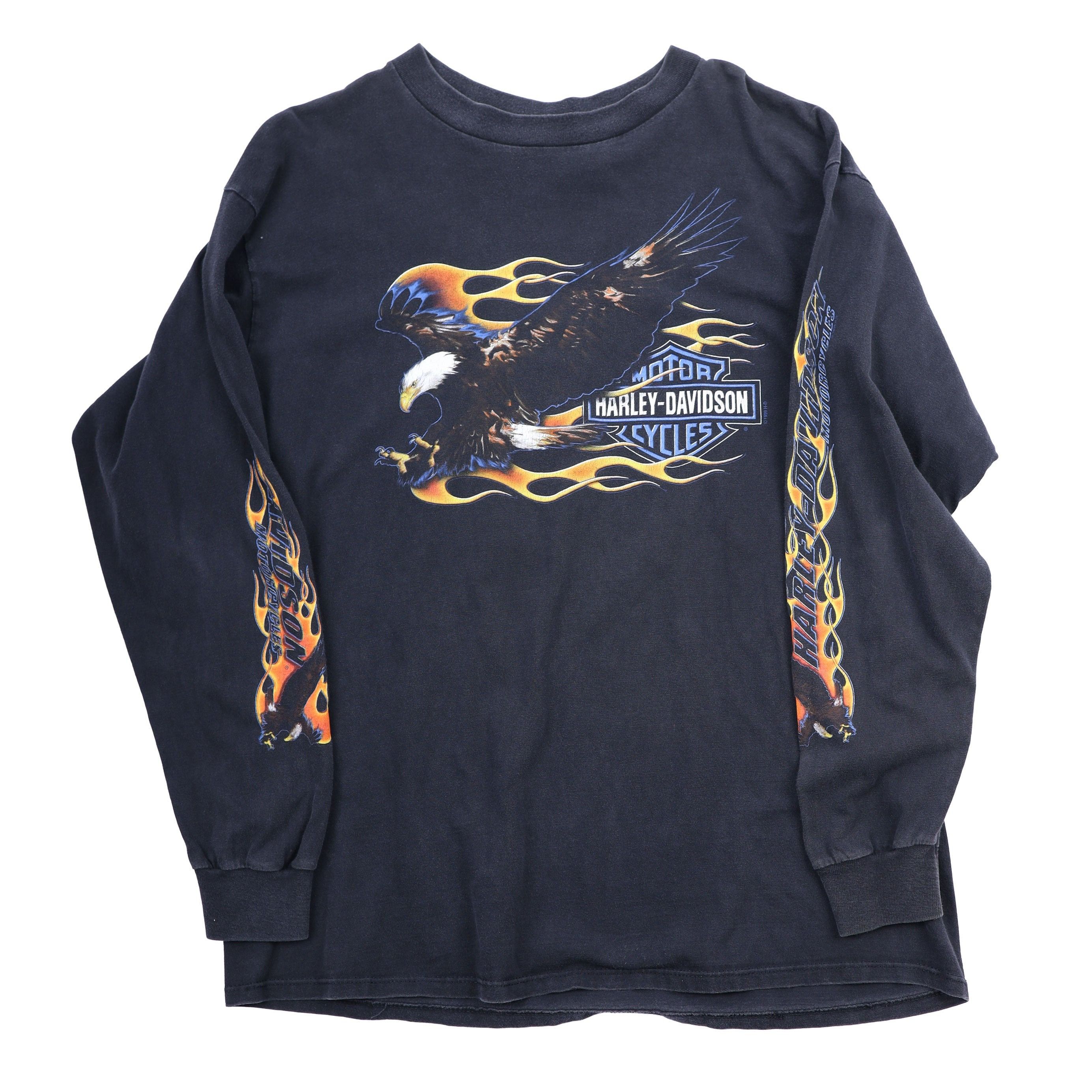 Vintage Harley Davidson Eagle LS Hawaii Size US XL / EU 56 / 4 - 1 Thumbnail