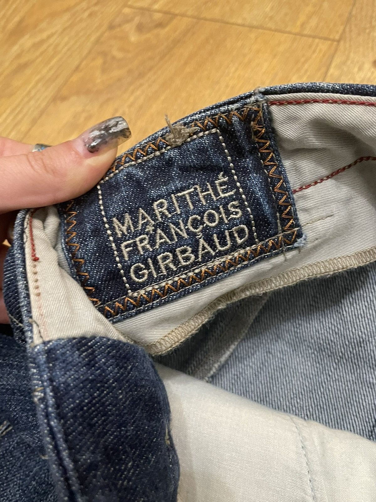 Marithe + Francois Girbaud × Vintage Marithe Francois Girbaud rare designer denim Italy Size US 29 - 7 Thumbnail