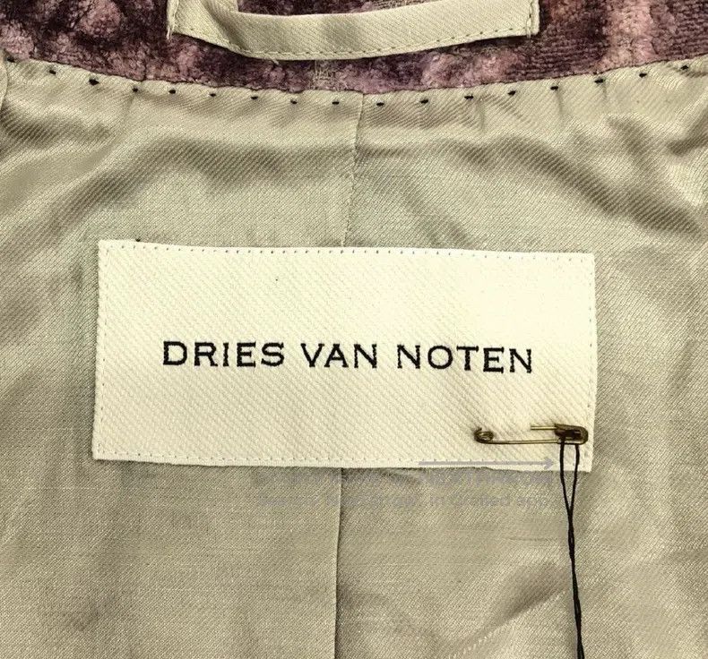 Dries Van Noten Dries Van Noten Runway-Edition Velvet Blazer Coat Size US XS / EU 42 / 0 - 5 Thumbnail