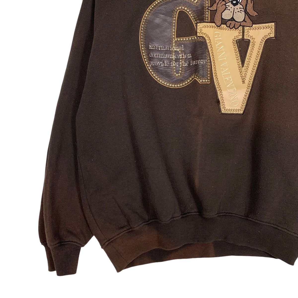 Gianni Valentino GIANNI VALENTINO Embroidery Big Logo Sweatshirt #1247-C56 Size US M / EU 48-50 / 2 - 3 Thumbnail