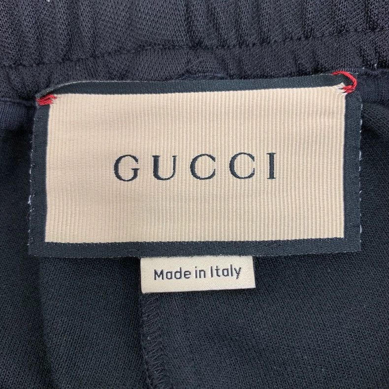 Gucci Gucci Size XS Black side logo printed drawstring casual sp Size US 29 - 6 Thumbnail