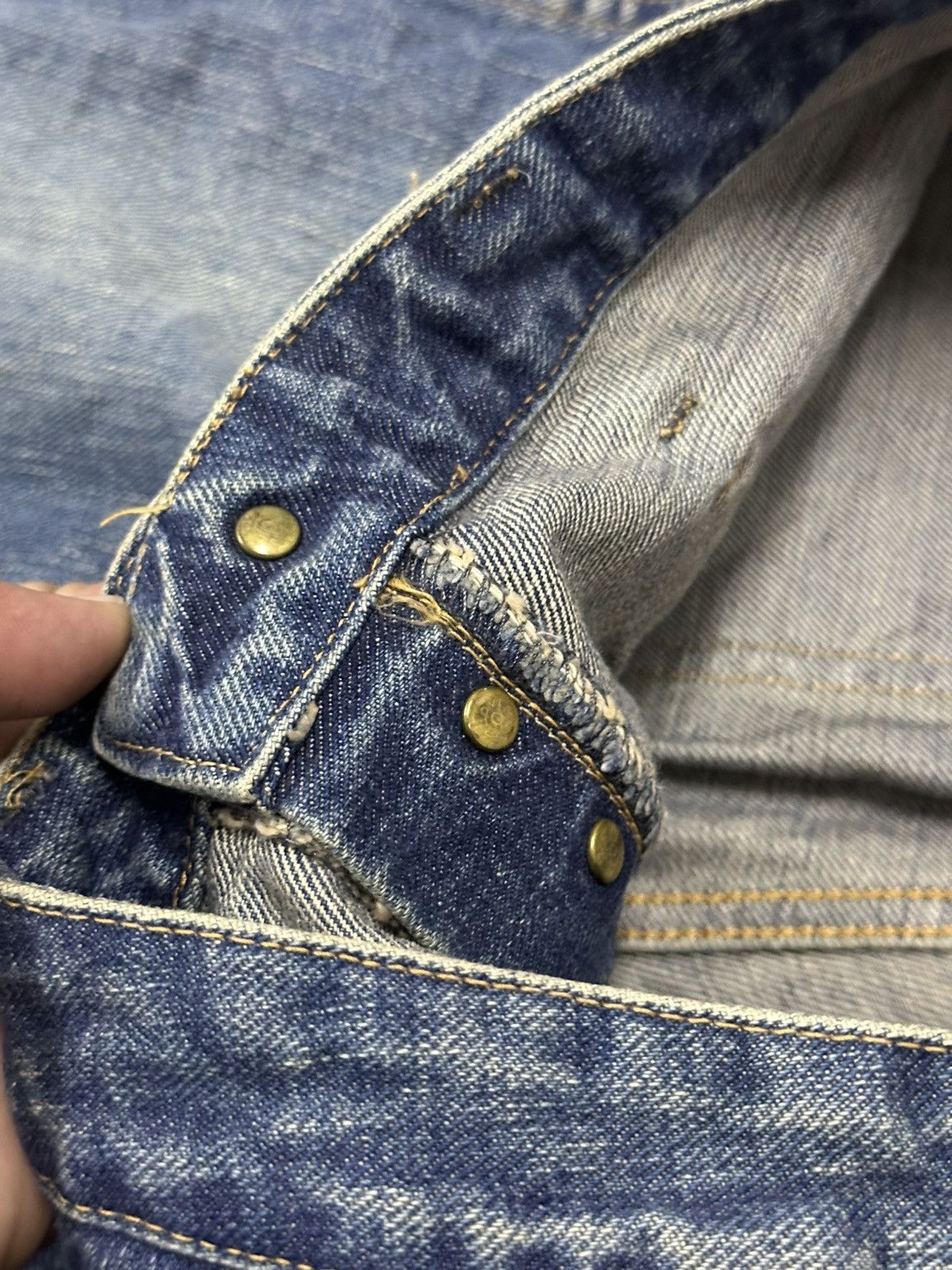 Big John × Japanese Brand × Vintage Vintage Big John Flare Bell Bottom Jean (Scovil Button) Size US 29 - 10 Thumbnail