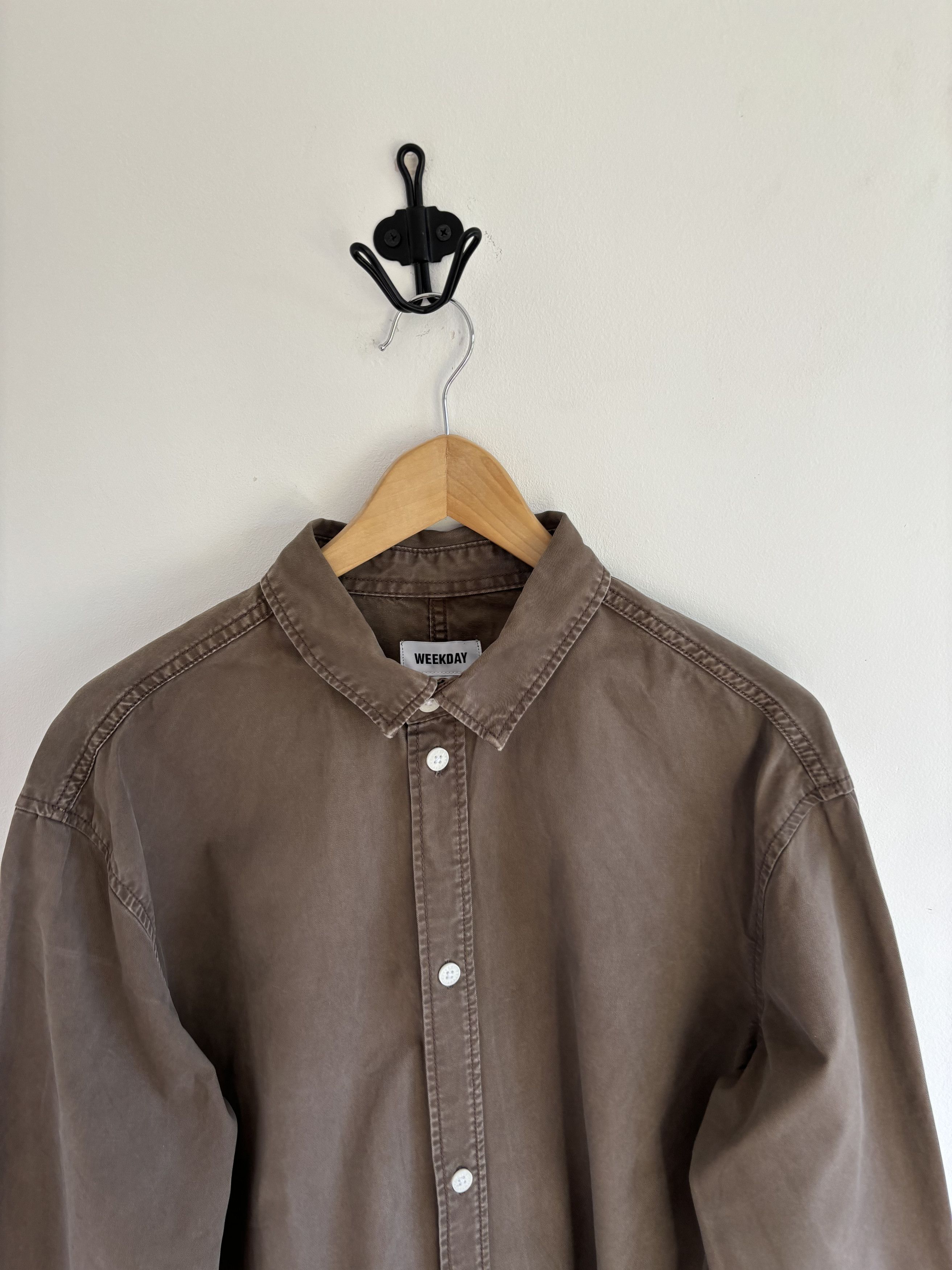 Weekday Weekday Carlo Sunbleached Shirt Size US M / EU 48-50 / 2 - 3 Thumbnail