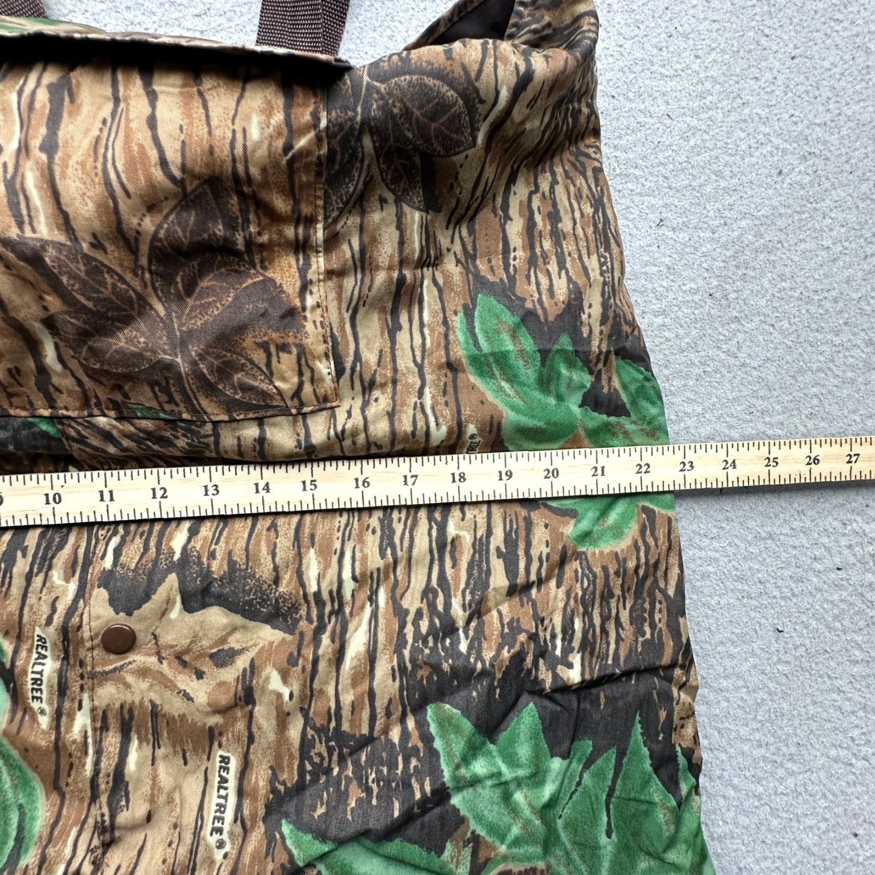 Realtree VINTAGE Realtree Weather-Rite Tree Camo Hunting Overalls Pants Men XL 31" Inseam Size US 36 / EU 52 - 6 Thumbnail