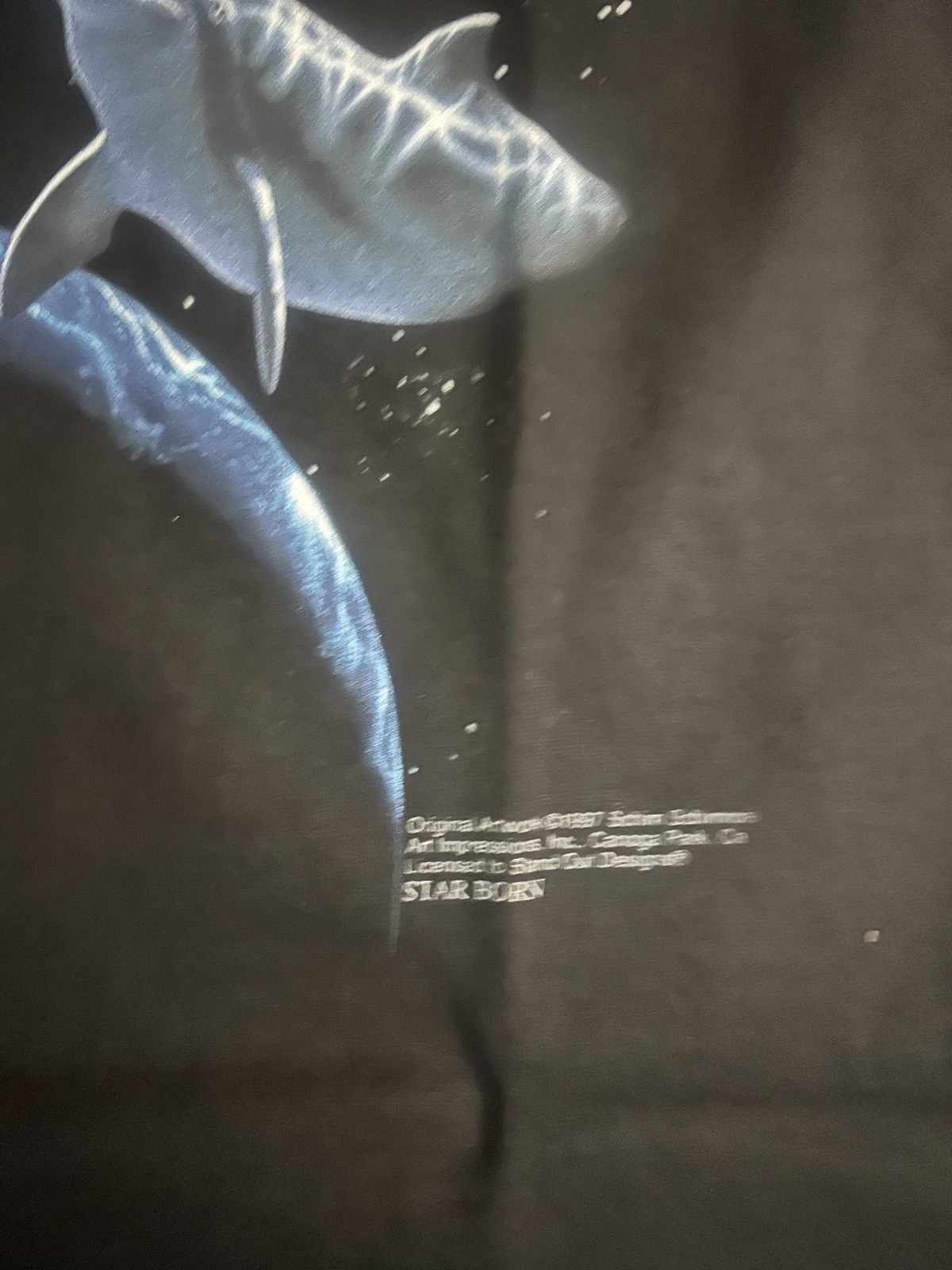Vintage Vintage 1997 Schim Schimmel Dolphin Space T-Shirt Size US L / EU 52-54 / 3 - 4 Thumbnail