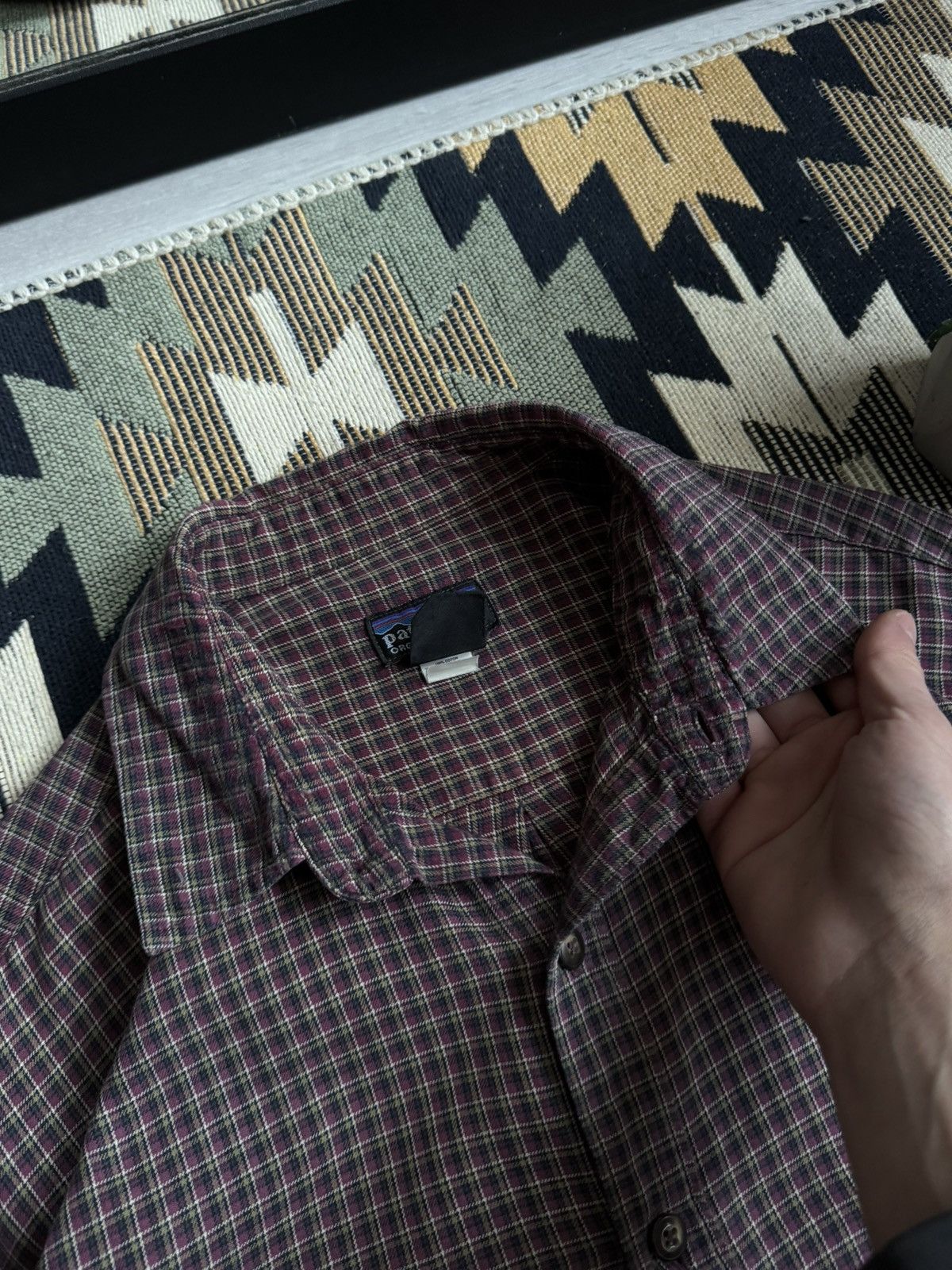 Patagonia Vintage 90’s Patagonia Organic Cotton ButtonUp Flannel Shirt Size US M / EU 48-50 / 2 - 8 Thumbnail