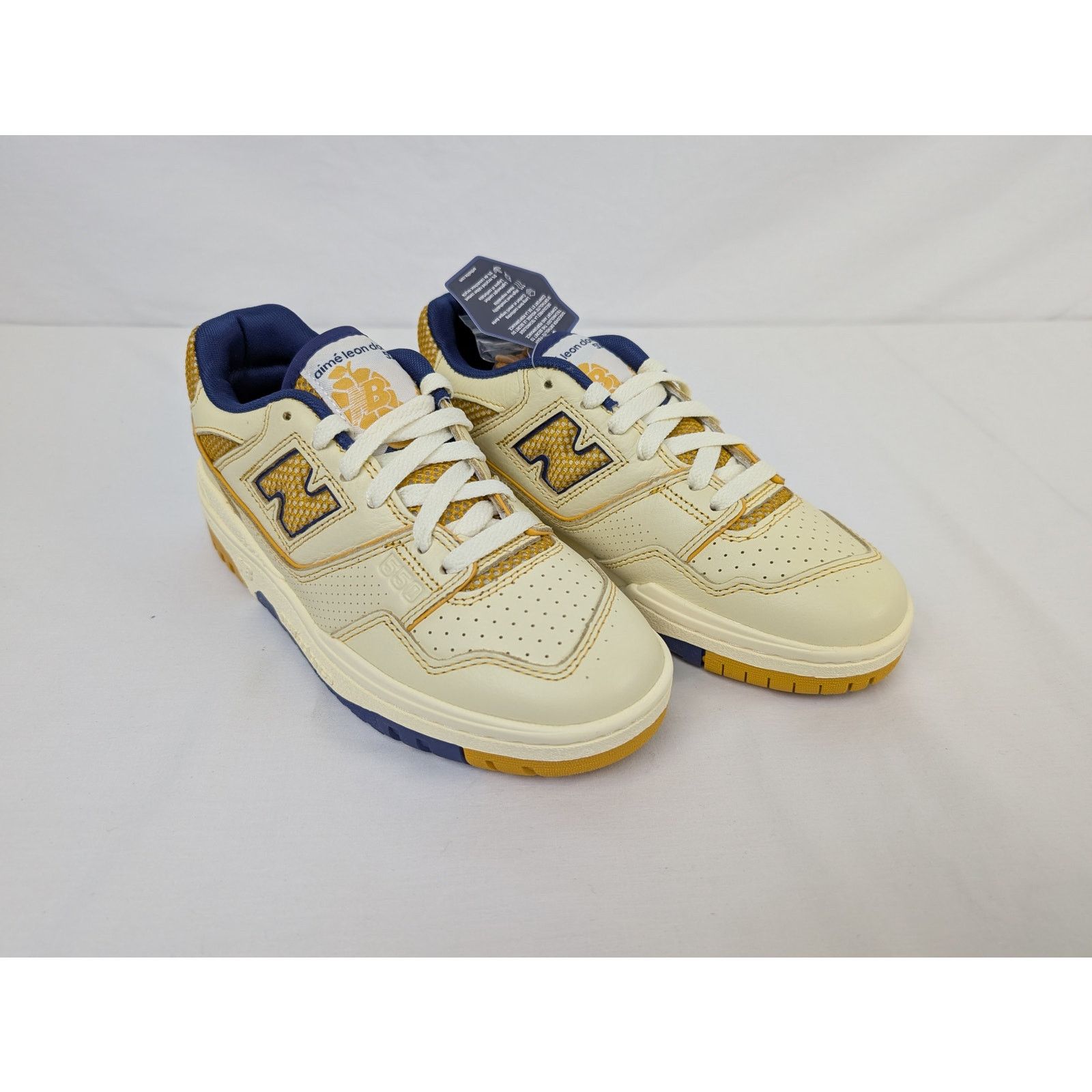Aime Leon Dore × New Balance o1rshd1 Unisex Masaryk Community Gym 550 Sneakers in Yellow Size US 5 / EU 37 - 4 Thumbnail
