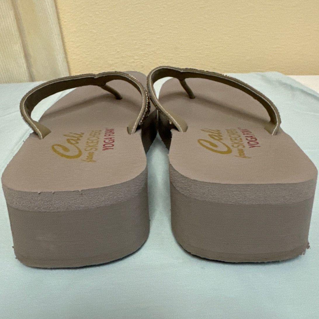 Other Cali Sketcher Taupe Yoga Foam Rhinestone Flip Flops Size 9 Size US 9 / IT 39 - 9 Thumbnail