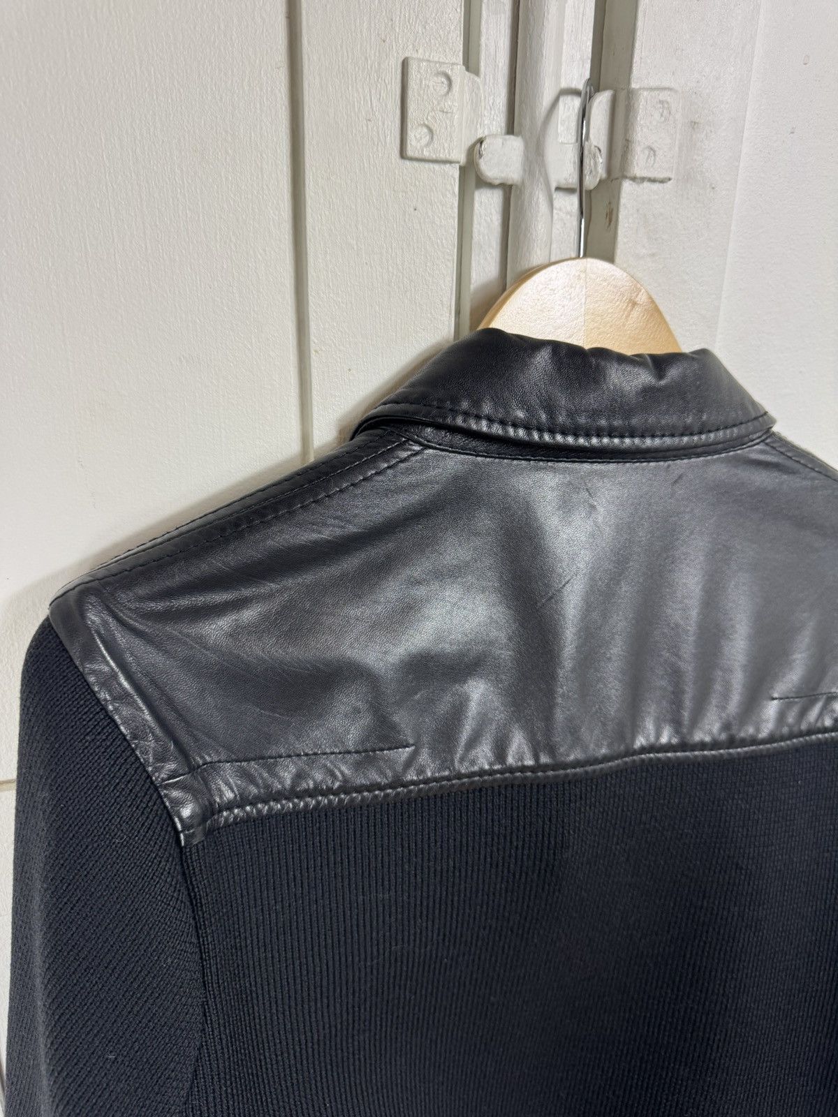 Dior × Hedi Slimane Dior Hedi Slimane FW05 Wool Leather Jacket Size US M / EU 48-50 / 2 - 18 Thumbnail