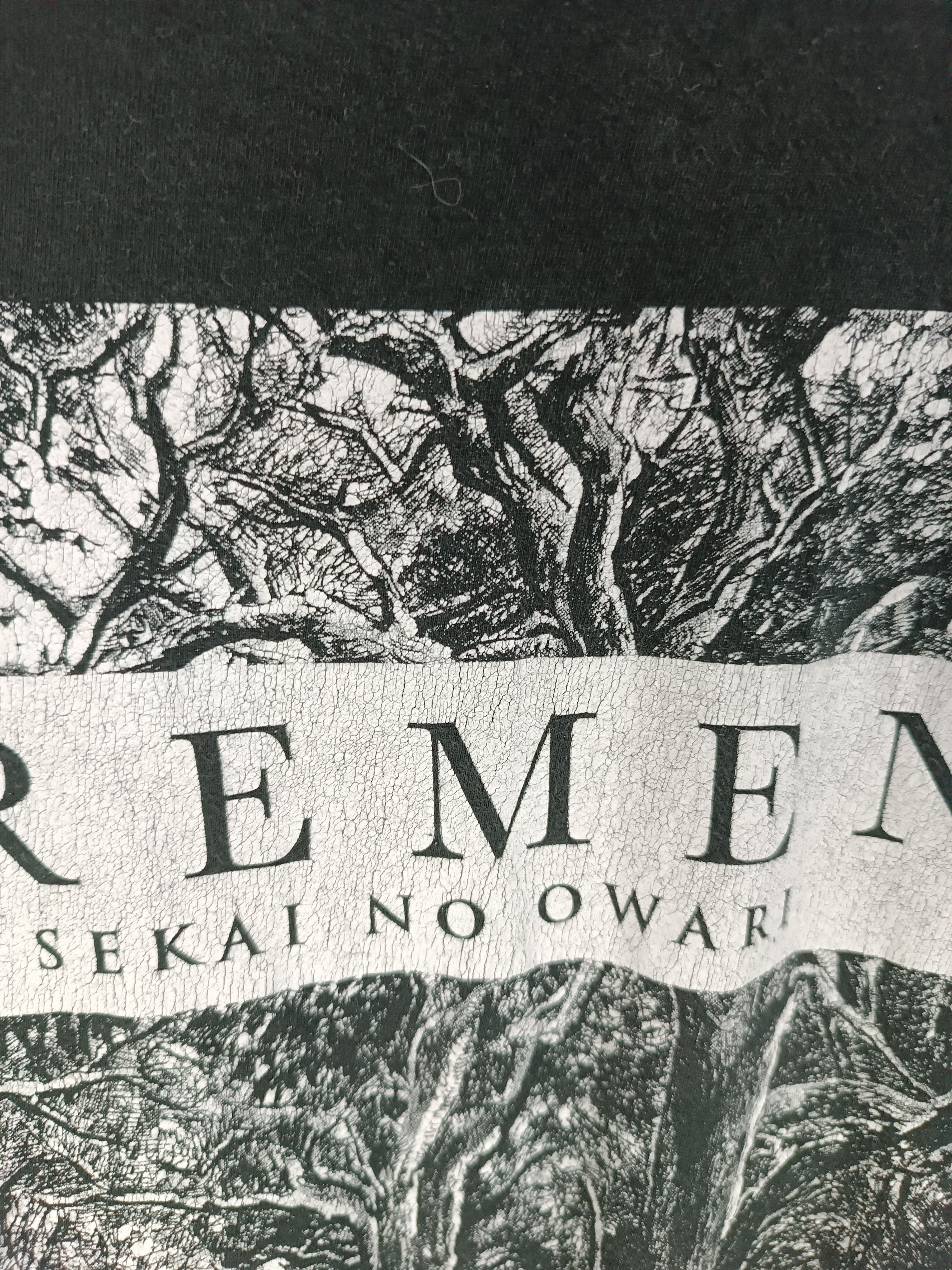 Band Tees VINTAGE SEKAI NO OWARI BREMEN JAPANESE ROCK one ok radwimps Size US M / EU 48-50 / 2 - 13 Thumbnail