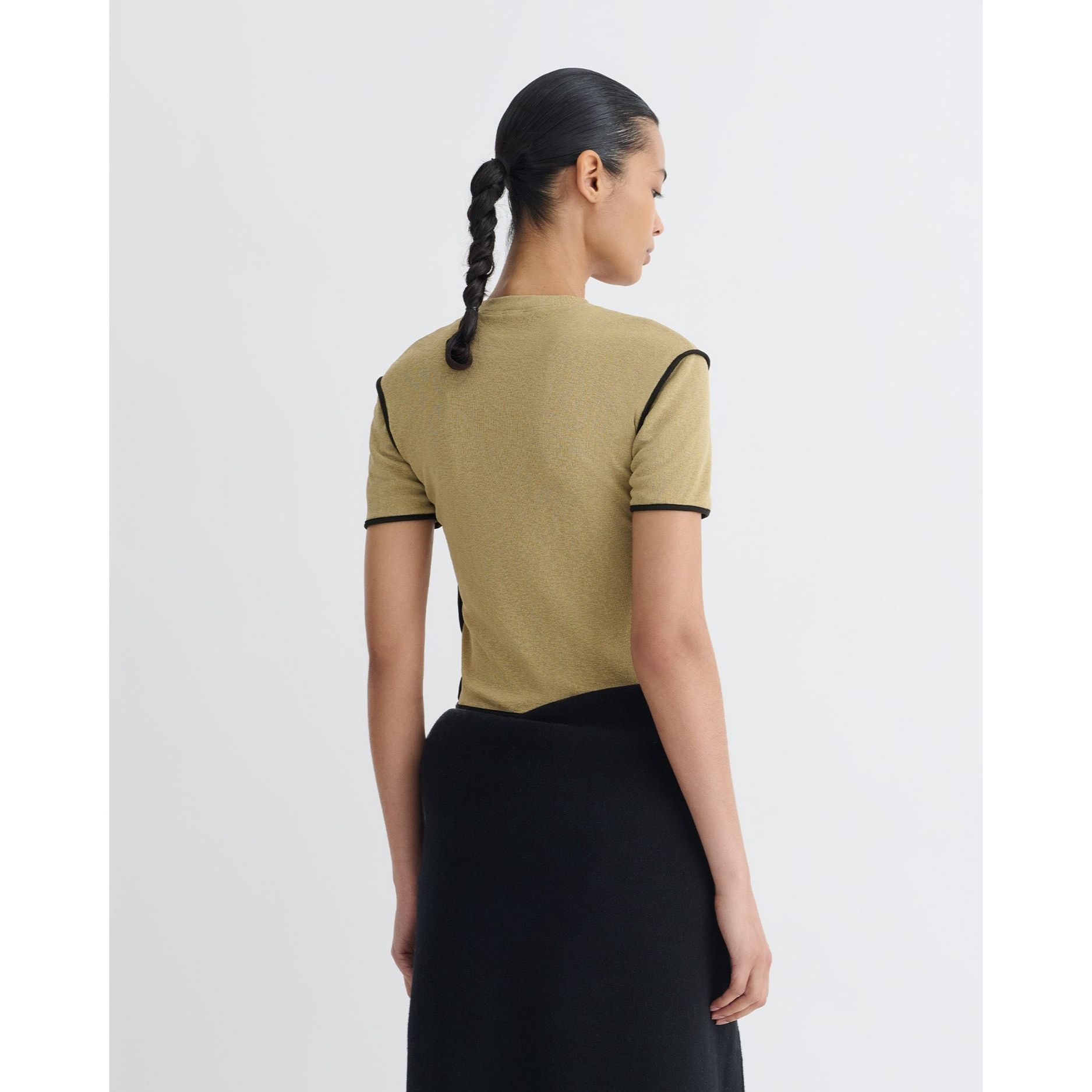 Nanushka Nanushka Sabelle Cropped Mesh T-shirt Jersey With Binding Size S / US 4 / IT 40 - 11 Thumbnail