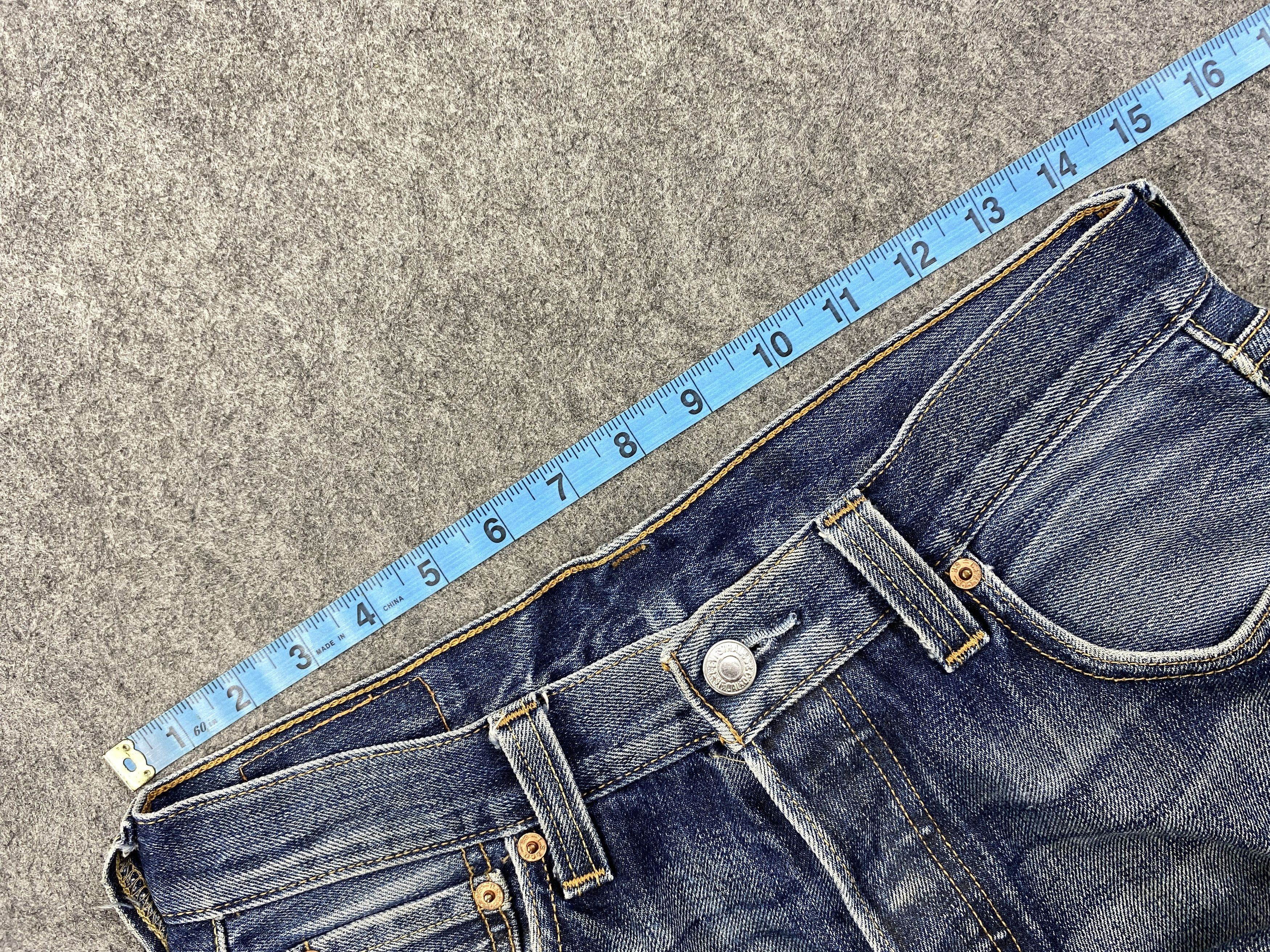Japanese Brand Distressed Blue Levi's 501 Jeans 29x31 Denim -JN1542 Size US 29 - 5 Thumbnail