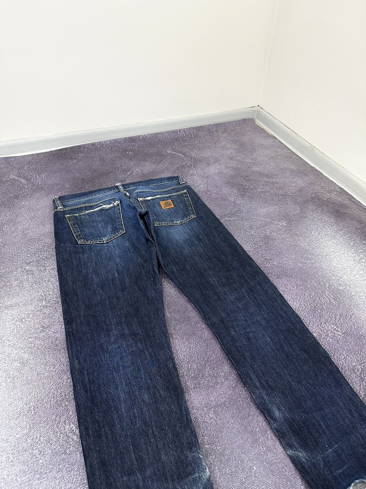 Carhartt Vintage Carhartt Distressed USA Japanese Denim Baggy Jeans Size US 34 / EU 50 - 5 Thumbnail