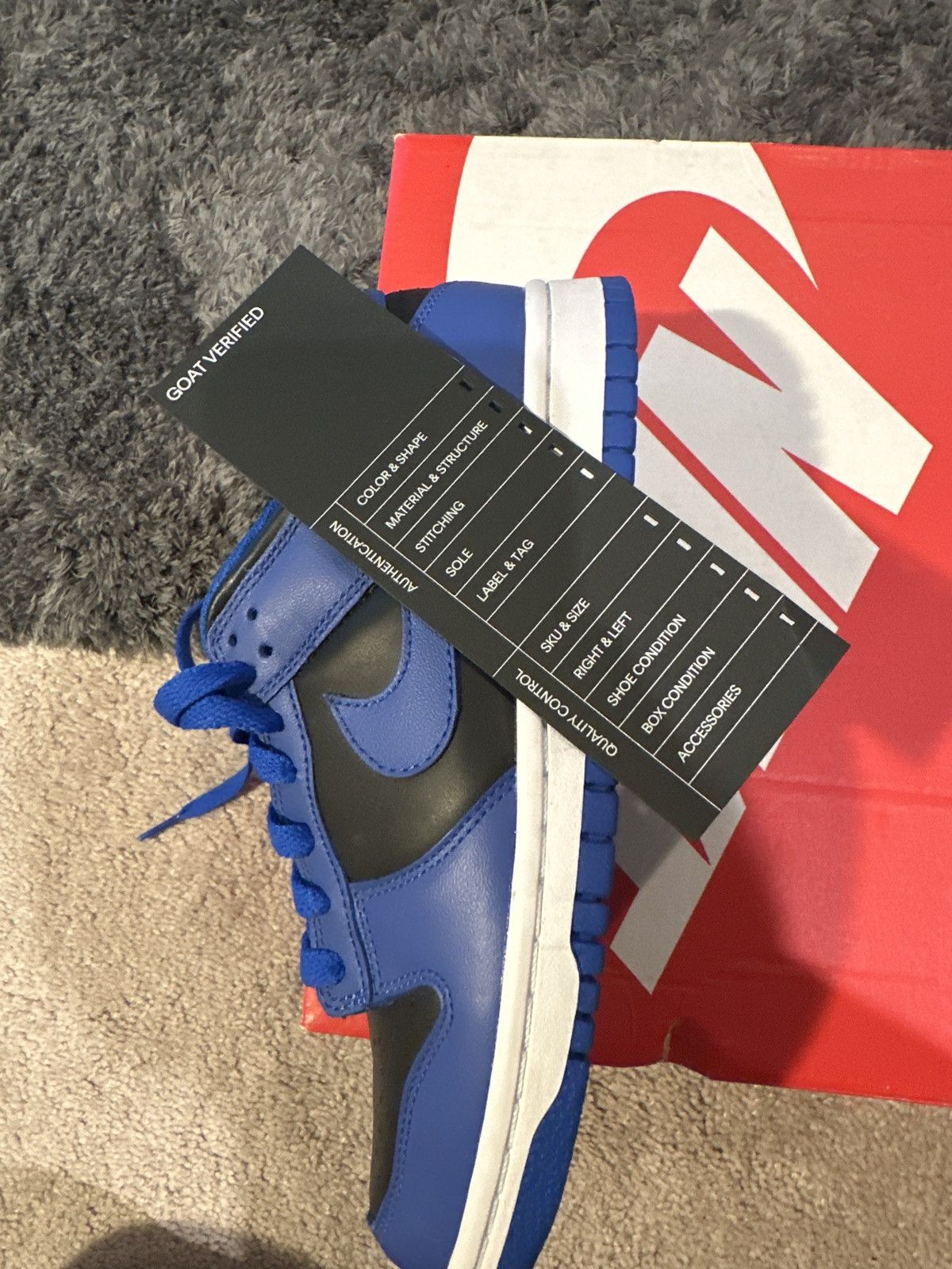 Nike Dunk low GS Hyper cobalt unisex Size US 7 / EU 40 - 4 Thumbnail