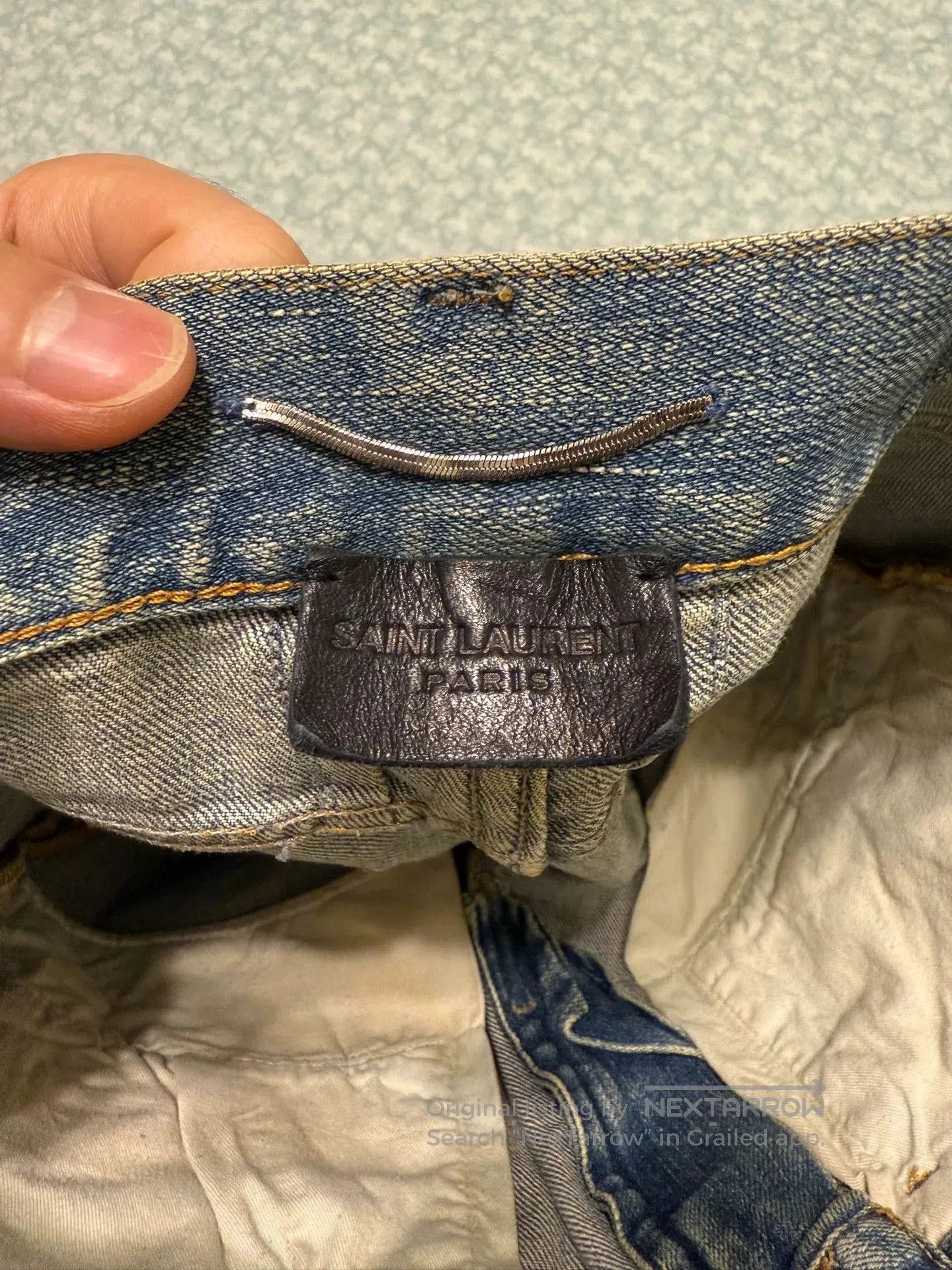 Saint Laurent Paris Saint Laurent Denim Pants Size 28. Size US 28 / EU 44 - 5 Thumbnail
