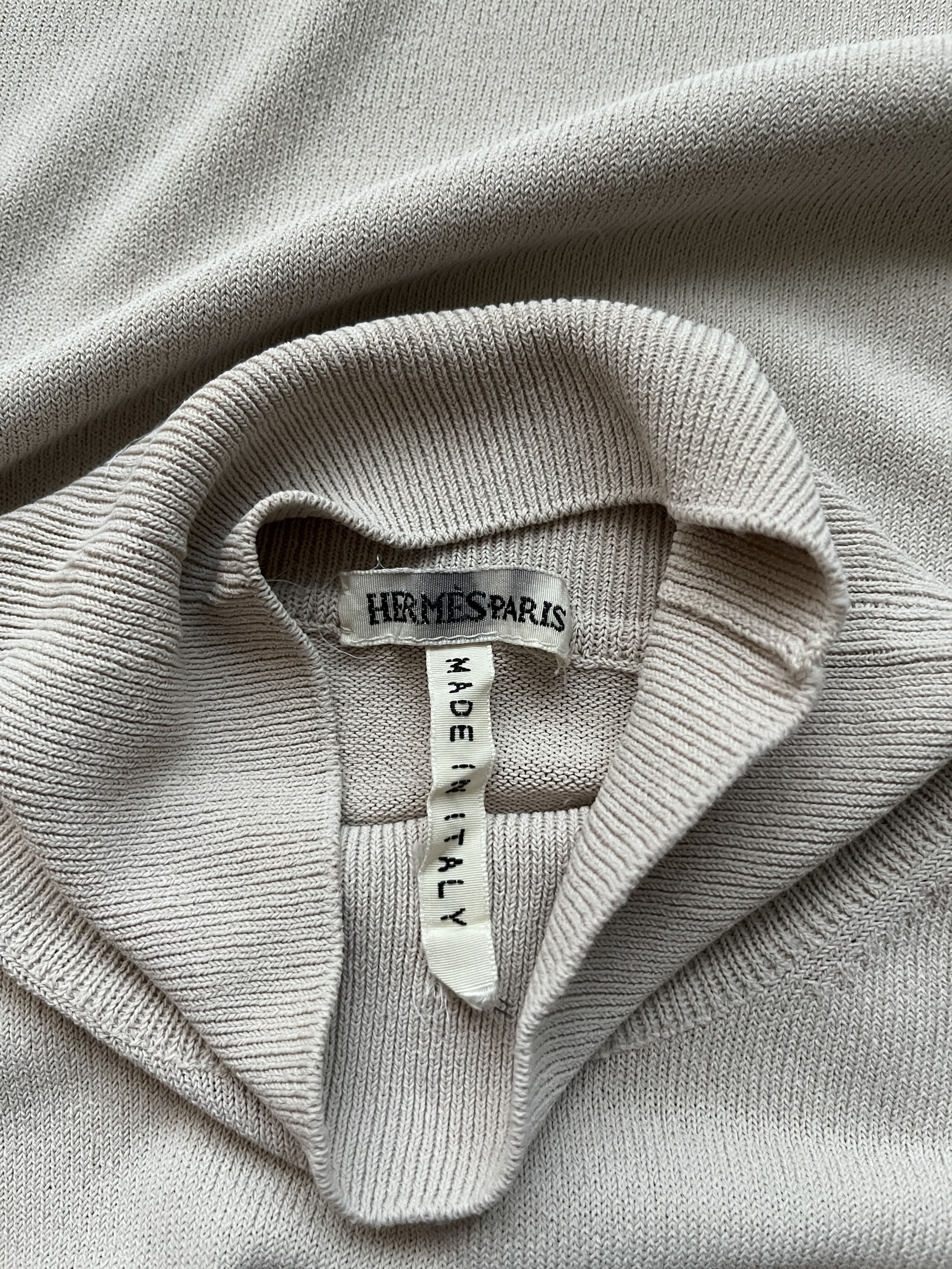 Hermes × Maison Margiela ⚡️QUICK SALE⚡️Hermes by Margiela Knit Sleeveless Turtleneck Size L / US 10 / IT 46 - 3 Thumbnail
