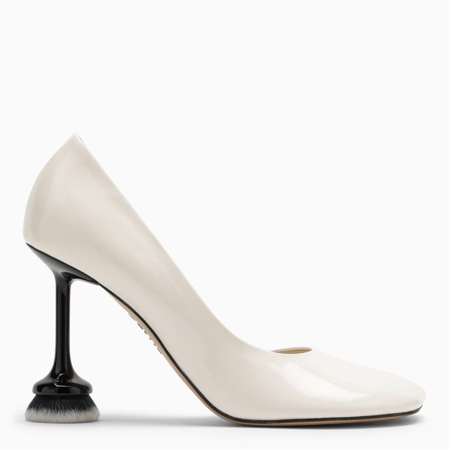 Loewe o1d2blof0824 Decollete Toy Brush in White Size US 6 / IT 36 - 1 Thumbnail