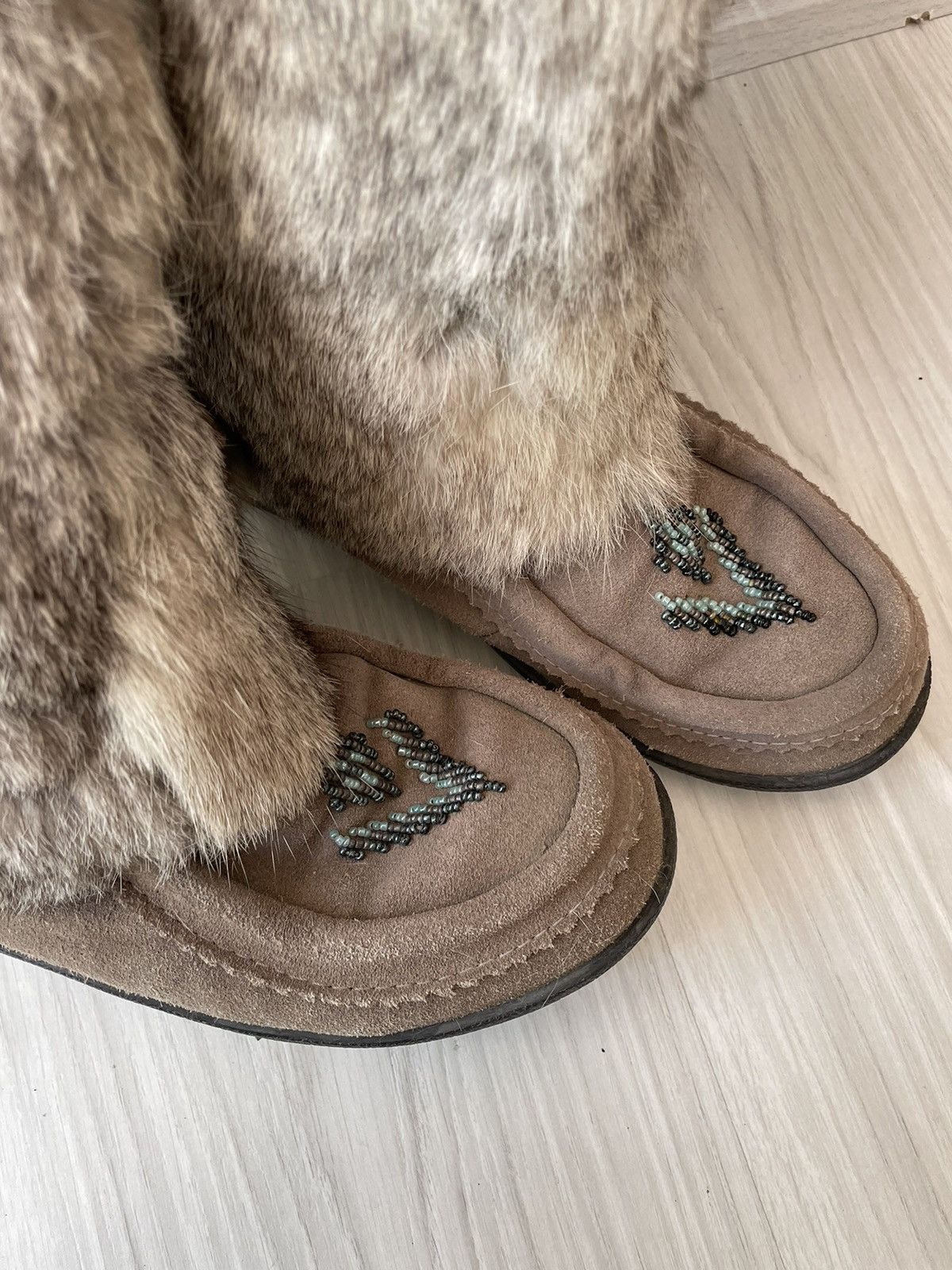 Vintage y2k faux fur boots Size US 6 / IT 36 - 8 Thumbnail