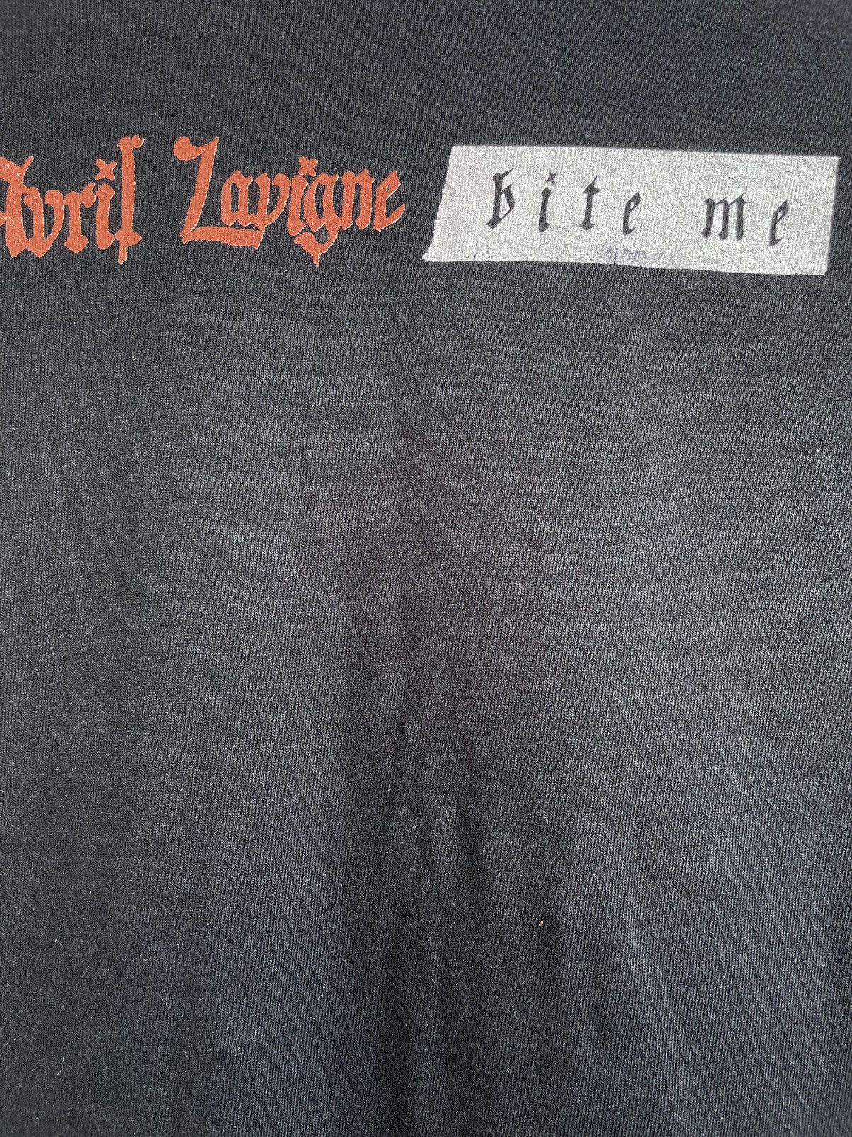 Band Tees × Vintage AVRIL LAVIGNE BITE ME CANADA TOUR 2022 LONG SLEEVE T-SHIRT Size US S / EU 44-46 / 1 - 6 Thumbnail