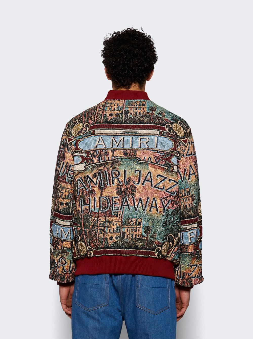 Amiri o1mle0326 Jazz Hideaway Bomber Jacket in Multicolor Size US XXL / EU 58 / 5 - 4 Thumbnail