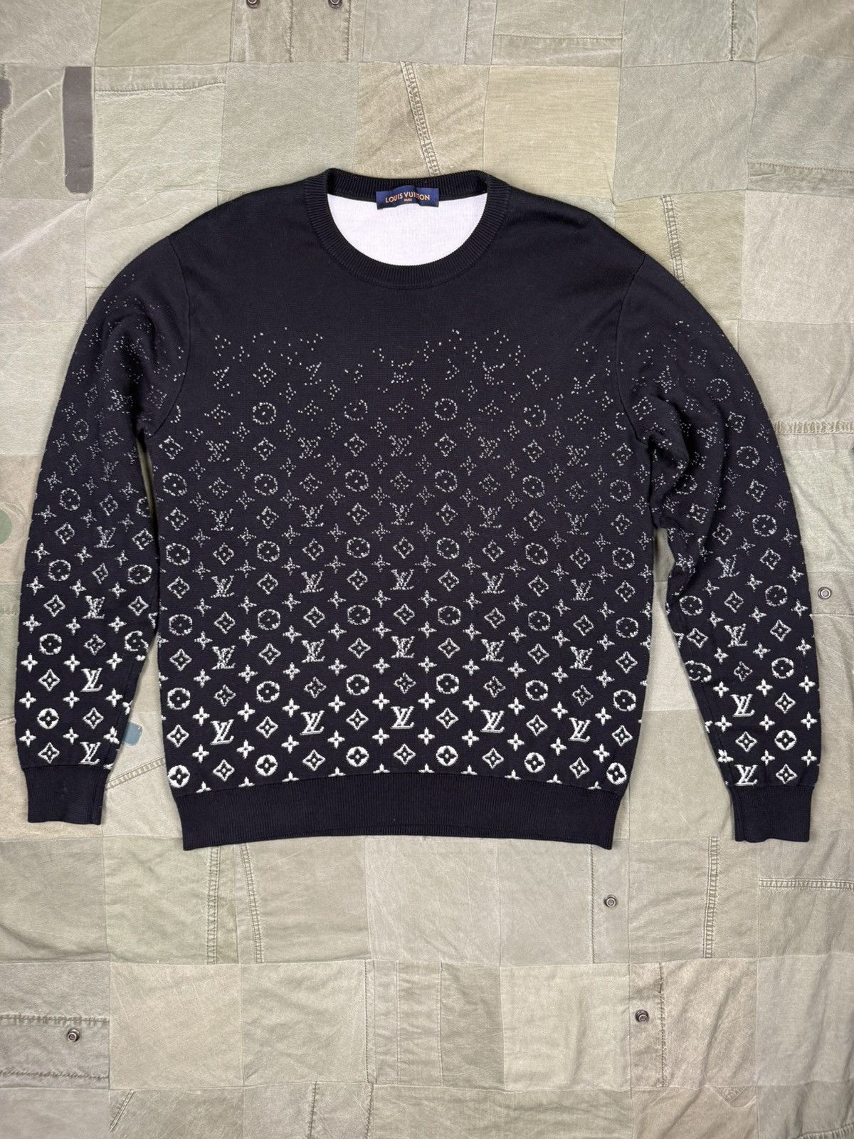 Louis Vuitton Degrade Monogram Sweater Size US L / EU 52-54 / 3 - 1 Thumbnail