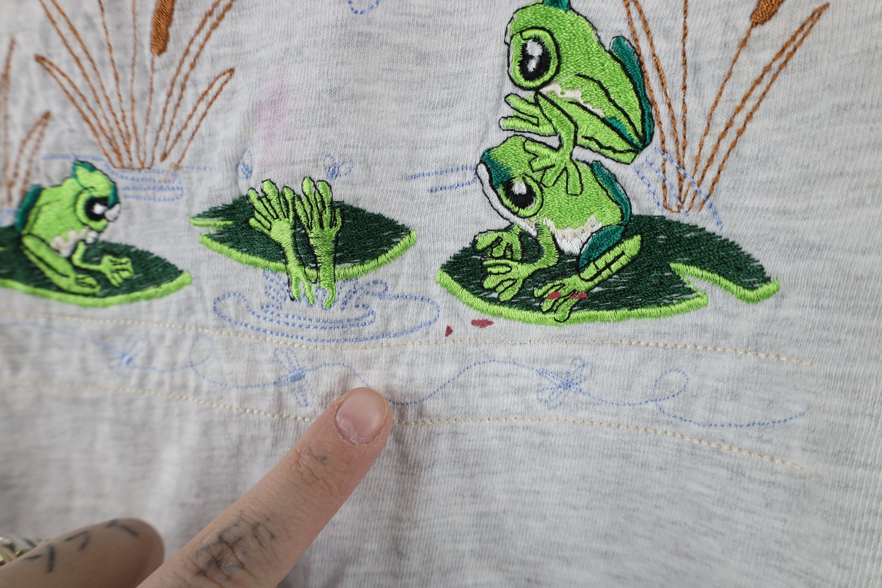 Vintage Vintage 90s Streetwear Frog Pond Short Sleeve T-Shirt USA Size L / US 10 / IT 46 - 5 Thumbnail