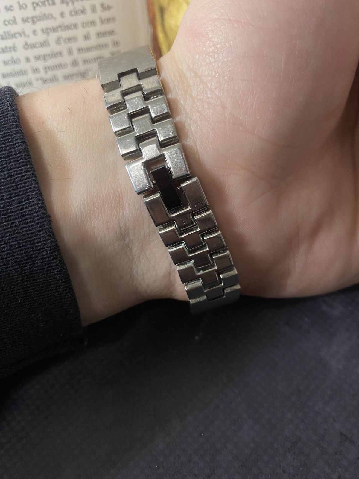 Japanese Brand Cyberpunk Futuristic Steel Watch Minimalist Retro Rare Size ONE SIZE - 7 Thumbnail