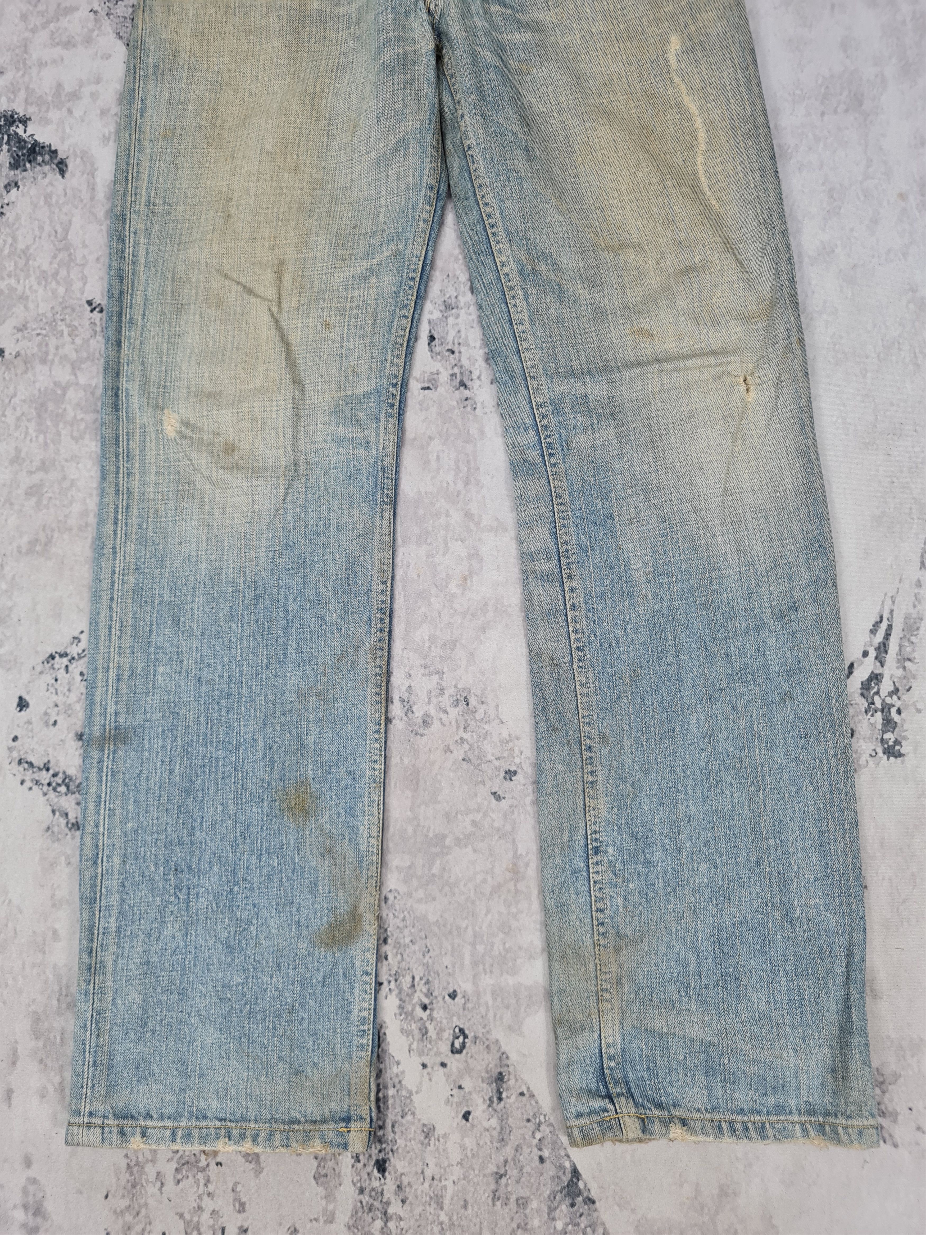 Levi's Vtg LEVIS Single Pocket Ripped Stain Jeans L0350 Size 34X33 Size US 34 / EU 50 - 3 Thumbnail