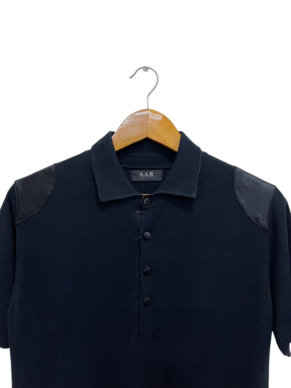 Yohji Yamamoto Yohji Yamamoto A.A.R Polo Shirt Size US M / EU 48-50 / 2 - 13 Thumbnail