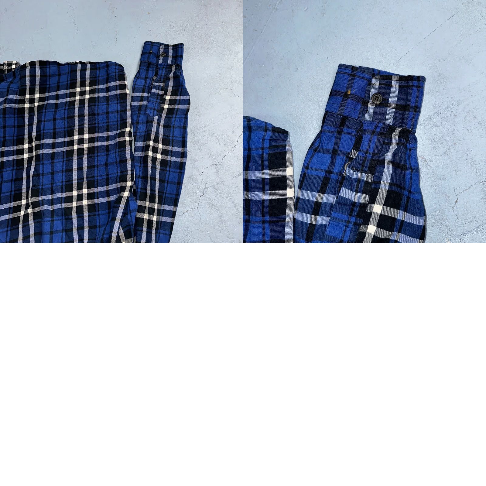 Polo Ralph Lauren VINTAGE Polo Ralph Lauren Oxford Shirt Plaid Stripe Button-Down Blue Mens M 100% Cotton Casual Business 90s Size US M / EU 48-50 / 2 - 9 Thumbnail