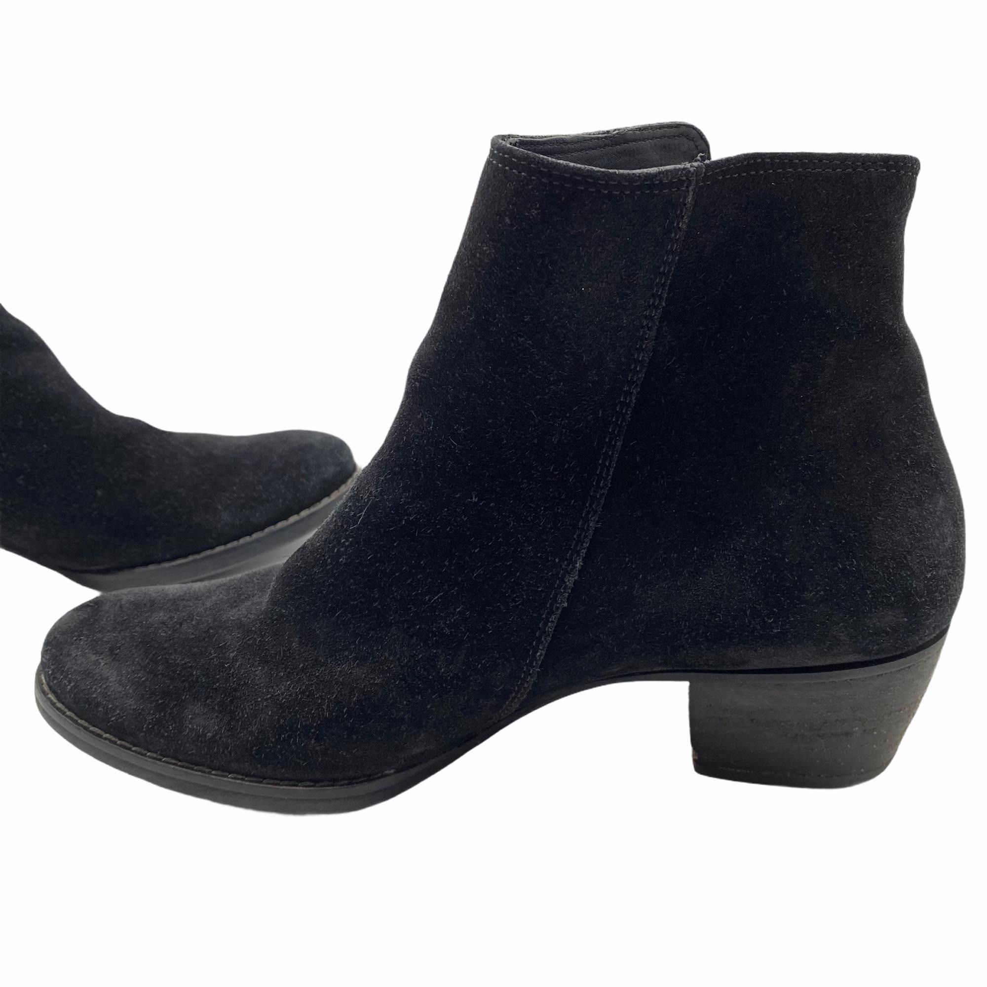 Other Paul Green Allison Black suede Leather Asymmetrical zip ankl Size US 7 / IT 37 - 6 Thumbnail