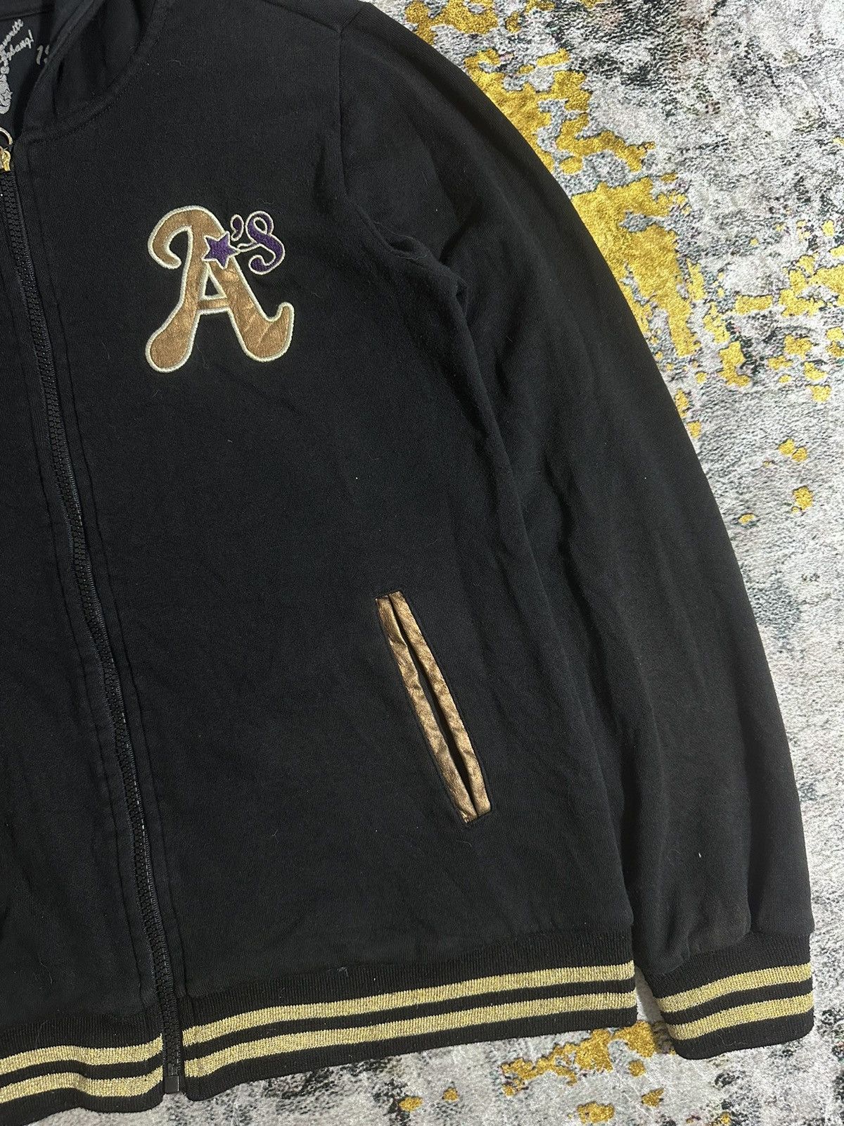GOA GOA STYLE ZIPPER HOODIE BLACK COLOUR VERY NICE DESIGN Size US M / EU 48-50 / 2 - 7 Thumbnail