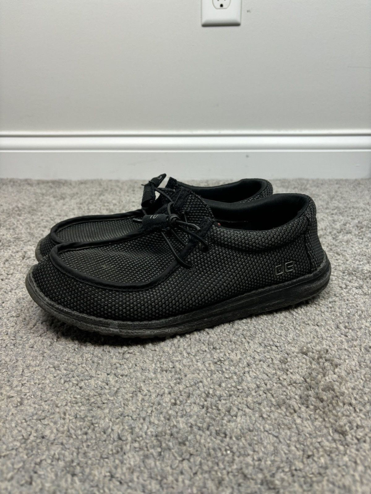 Vintage Hey dude black wally lightweight slip ons Size US 8 / EU 41 - 12 Thumbnail